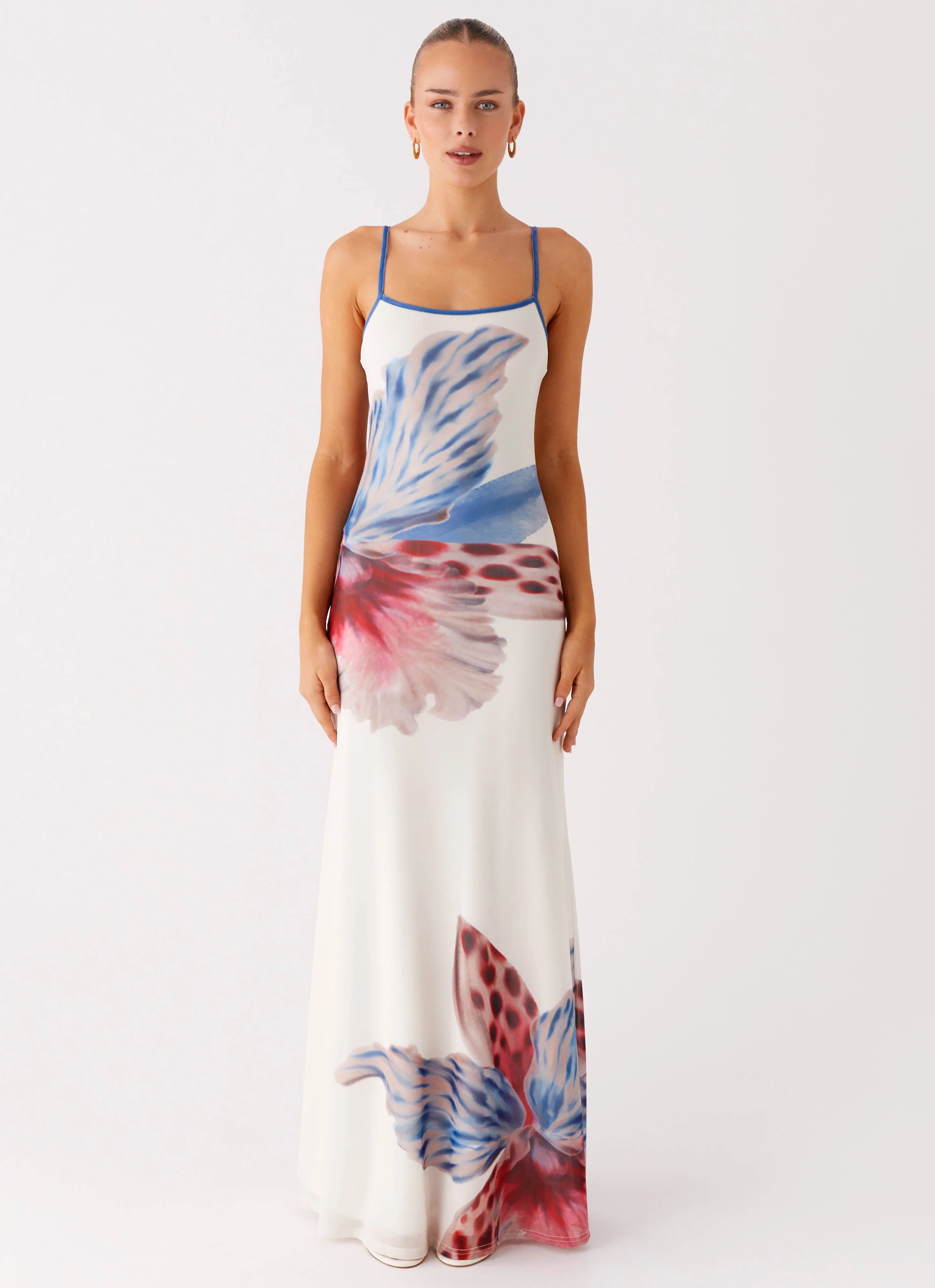 Everett Maxi Dress - White Sea Bloom - Image 5