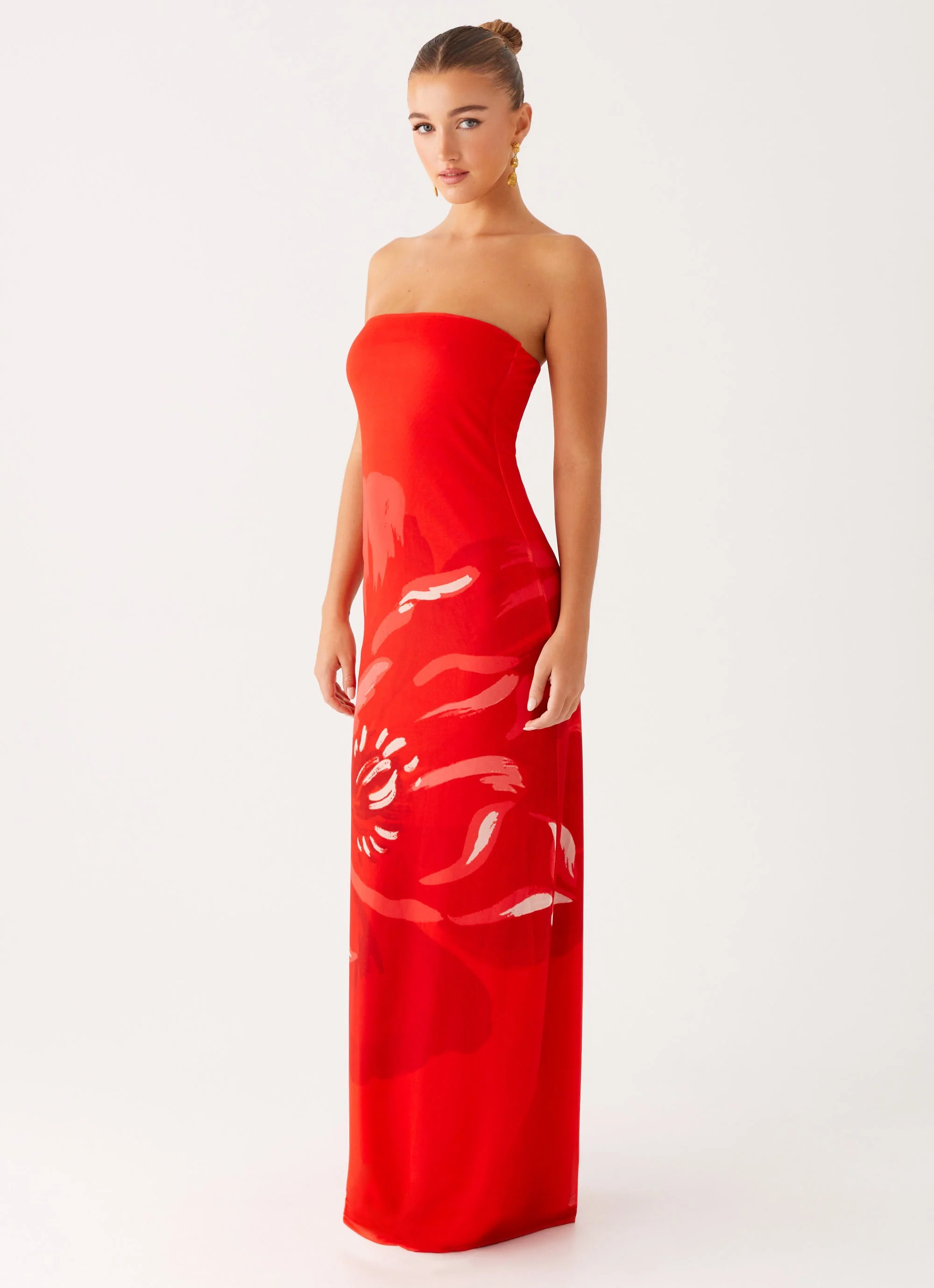 Fabian Maxi Dress - Red - Image 4