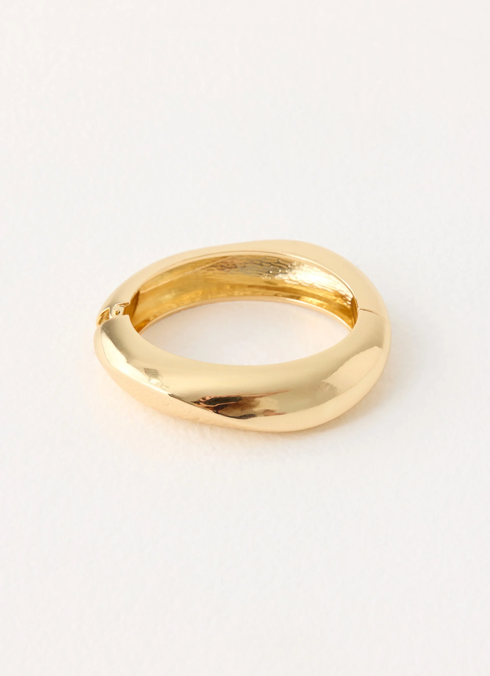 Faded Bloom Bangle - Gold