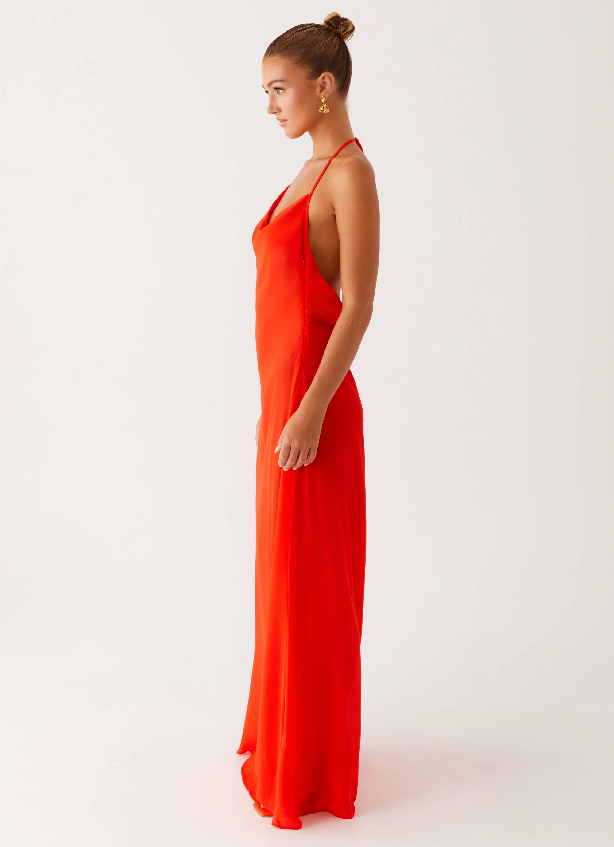 Fantasy Maxi Dress - Orange - Image 3