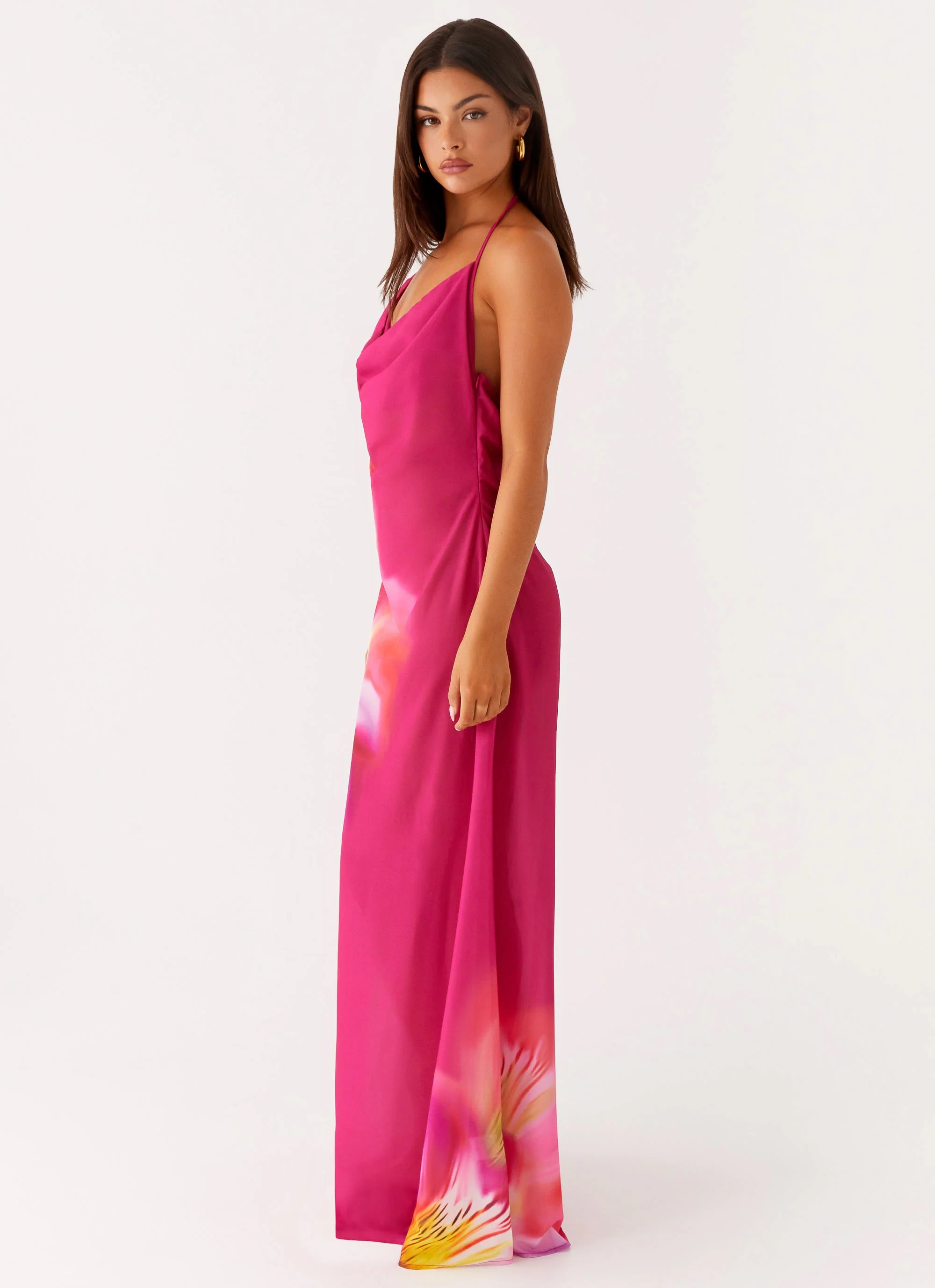 Fantasy Maxi Dress - Pink Tropical - Image 5