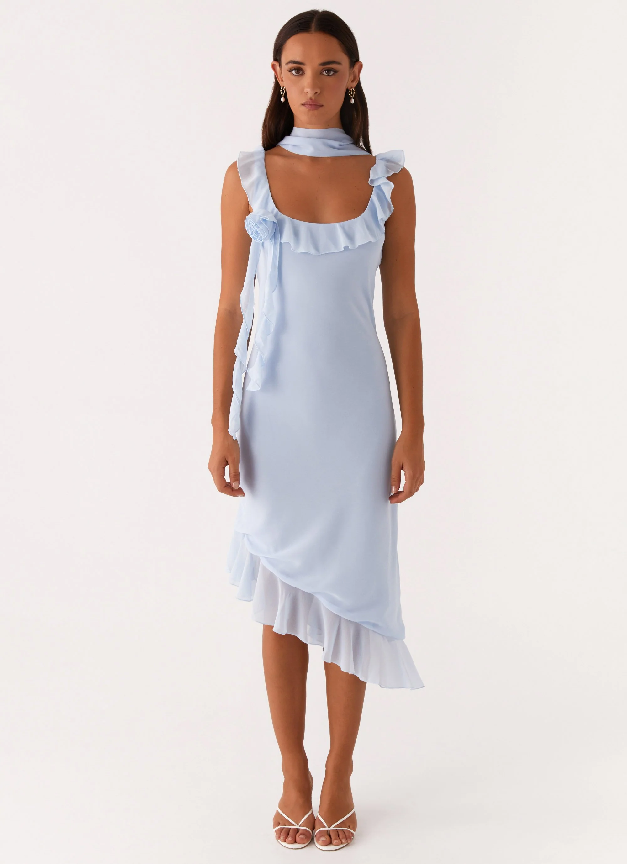 Fariday Midi Dress - Blue - Image 2