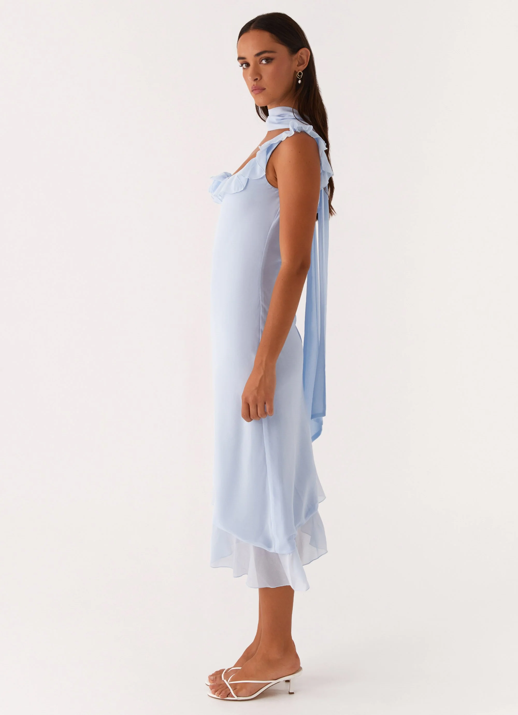 Fariday Midi Dress - Blue - Image 3