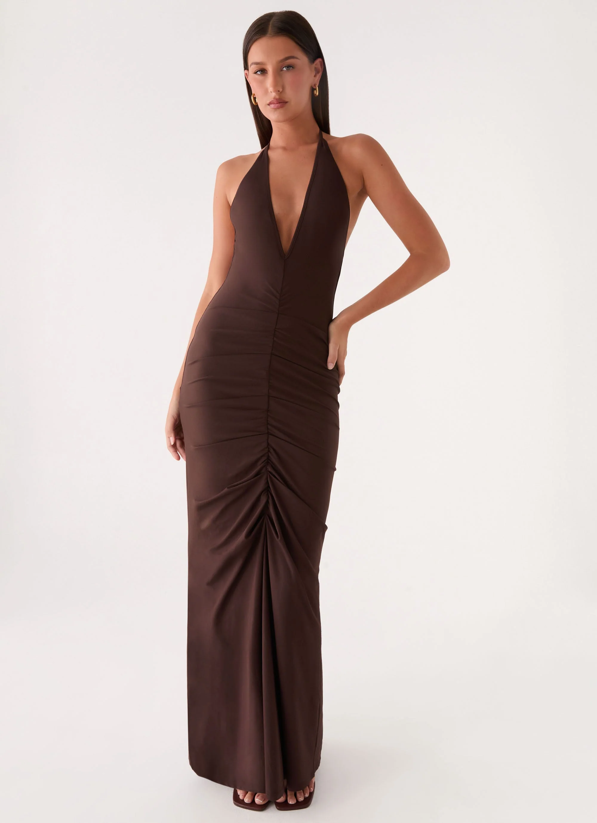 Feel My Rhythm Maxi Dress - Rose Taupe - Image 10