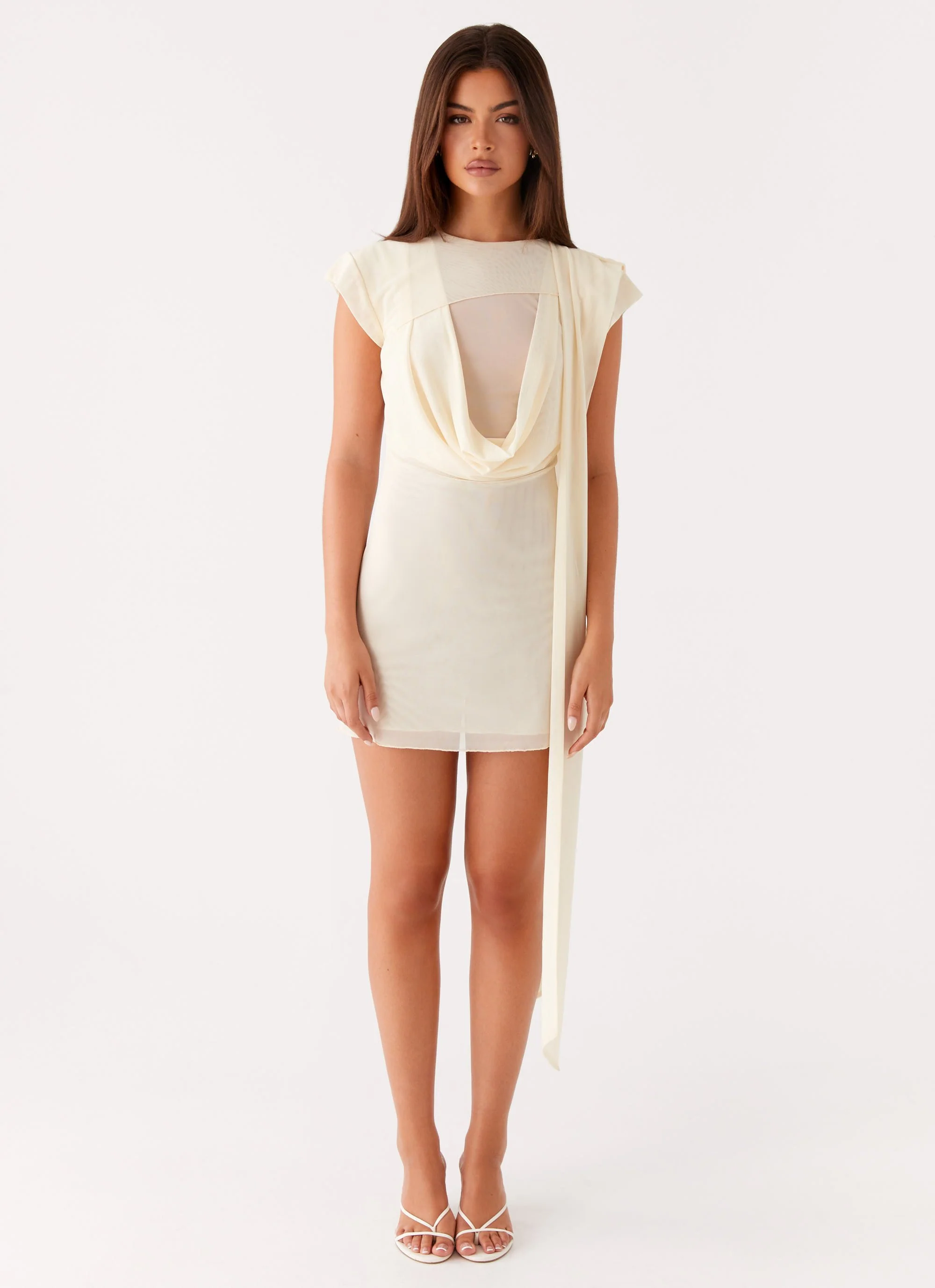 Felipe Mini Dress - Yellow - Image 2