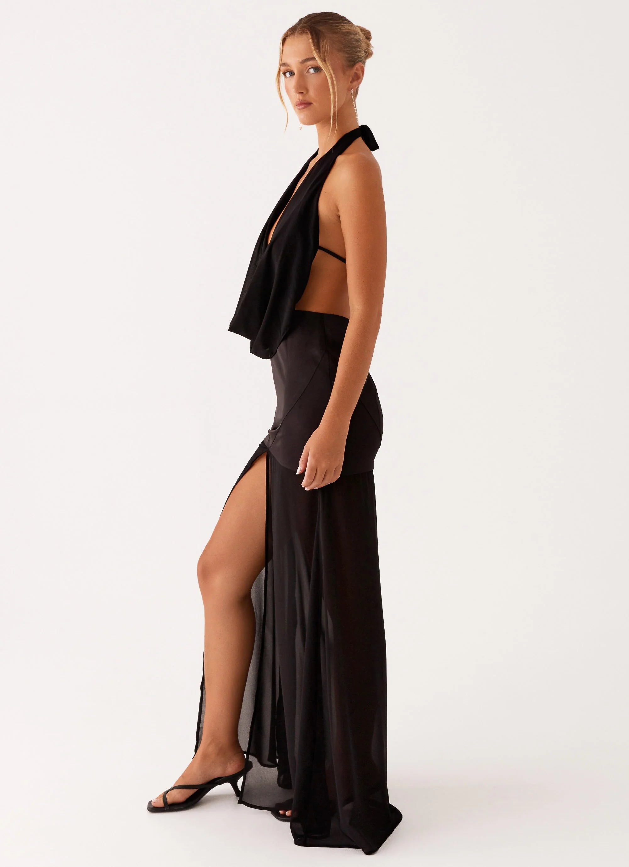 Fenella Maxi Dress - Black - Image 3
