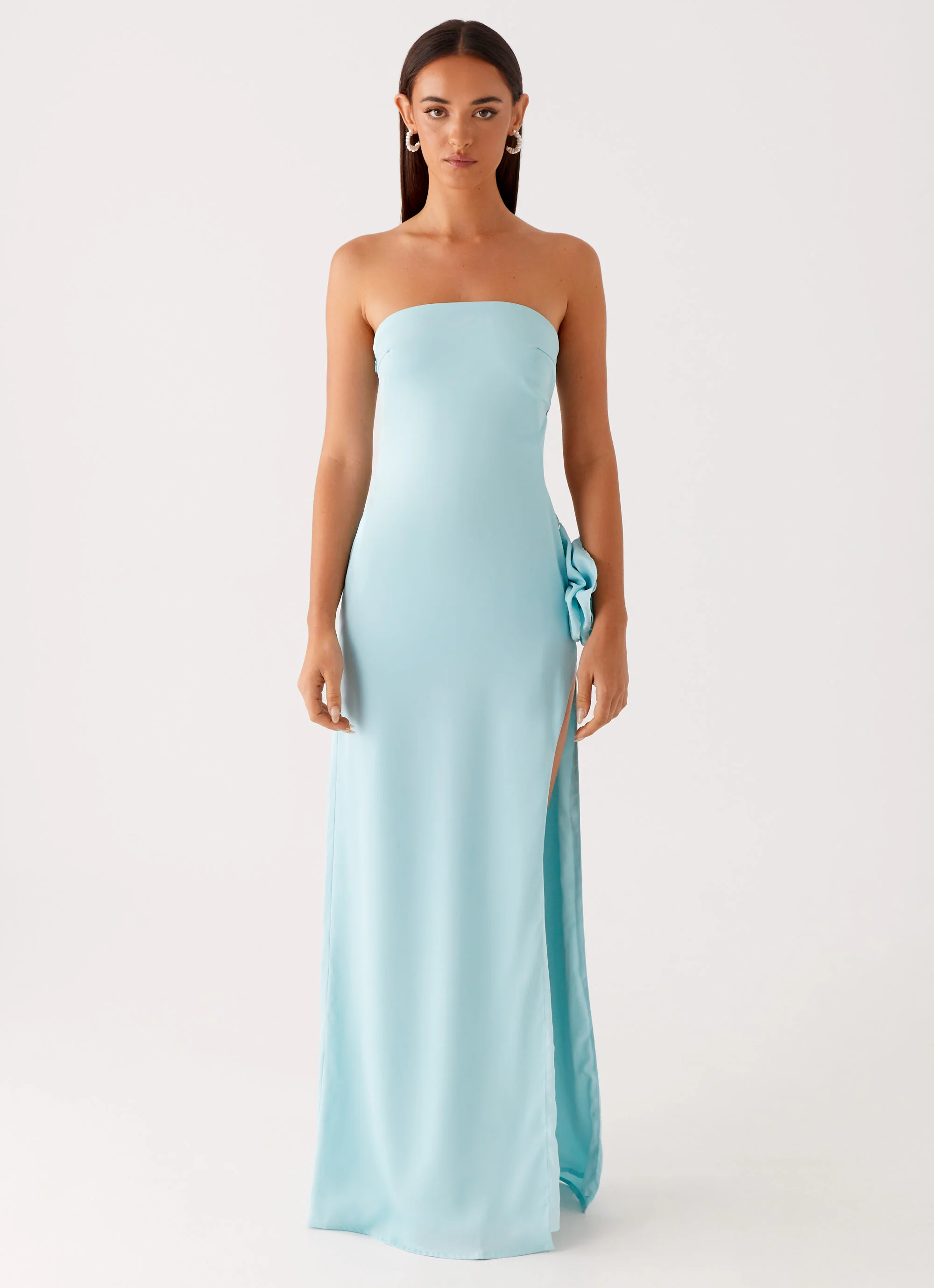 Fenway Strapless Maxi Dress - Mint - Image 2