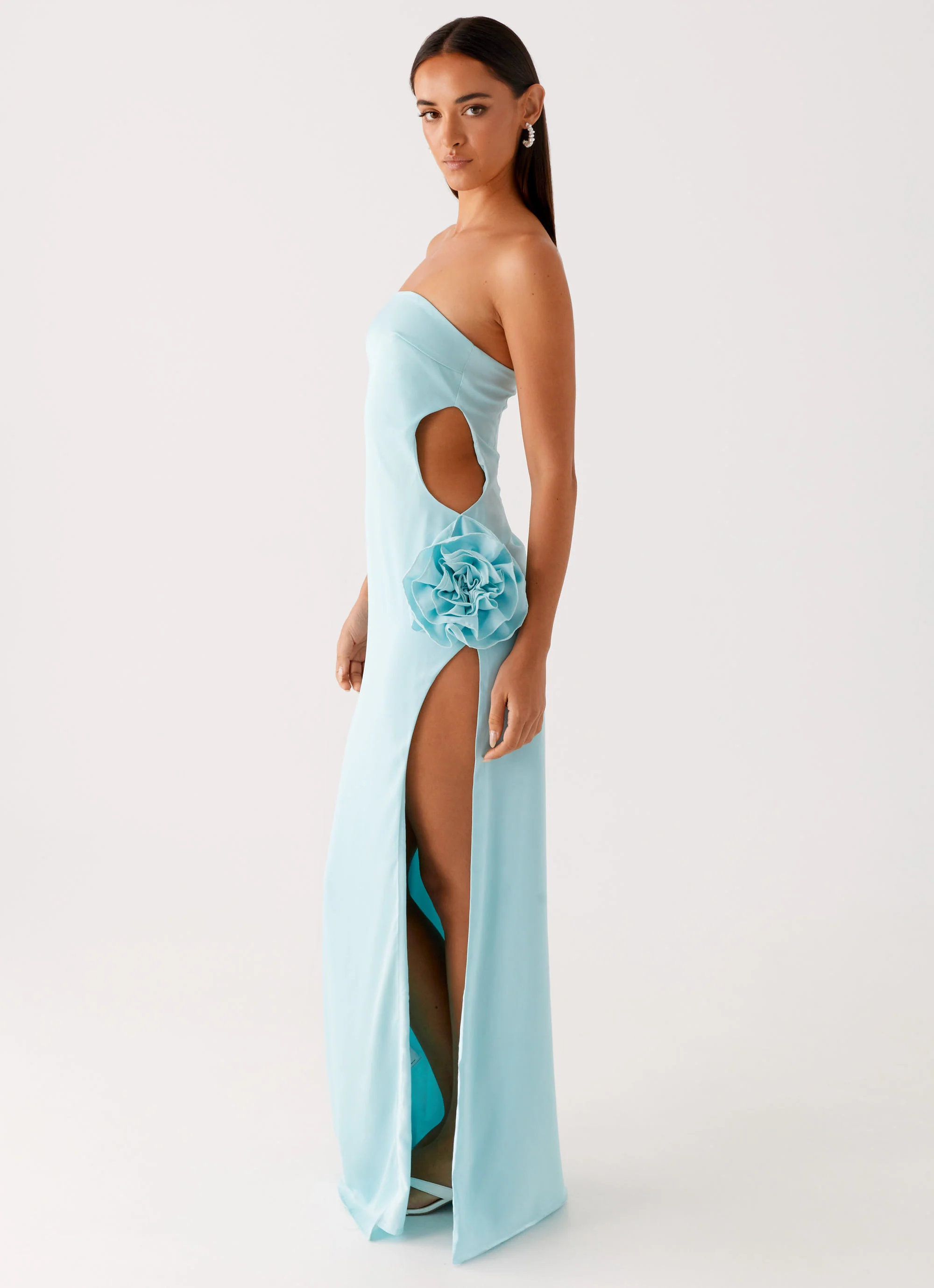 Fenway Strapless Maxi Dress - Mint - Image 3
