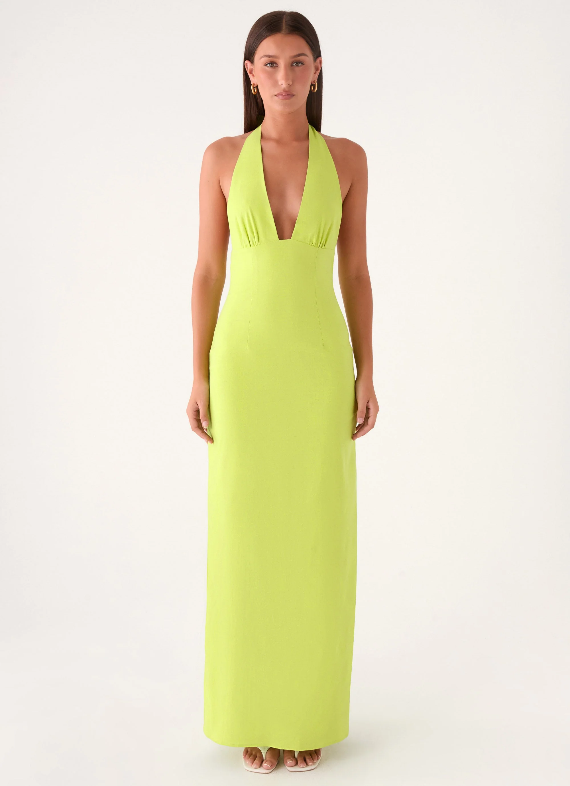 Feyric Maxi Dress - Apple Green - Image 5