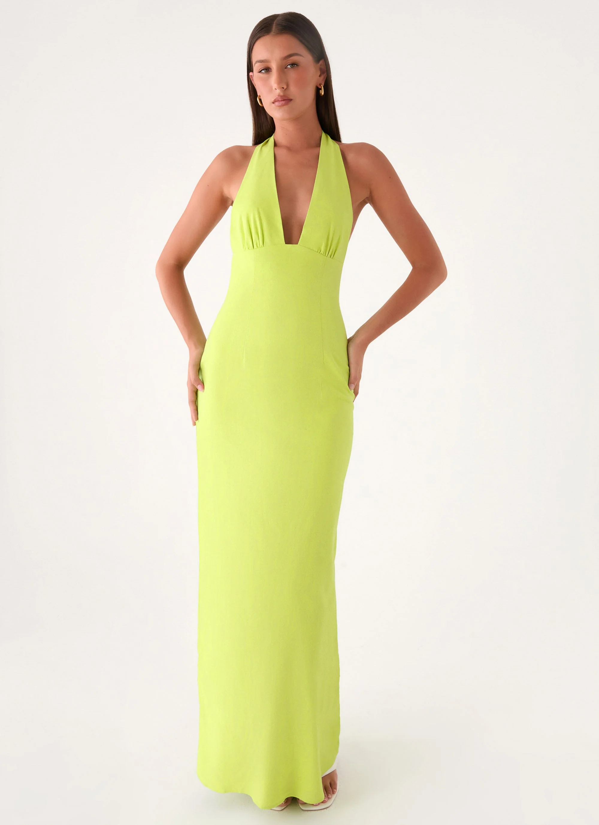 Feyric Maxi Dress - Apple Green - Image 6