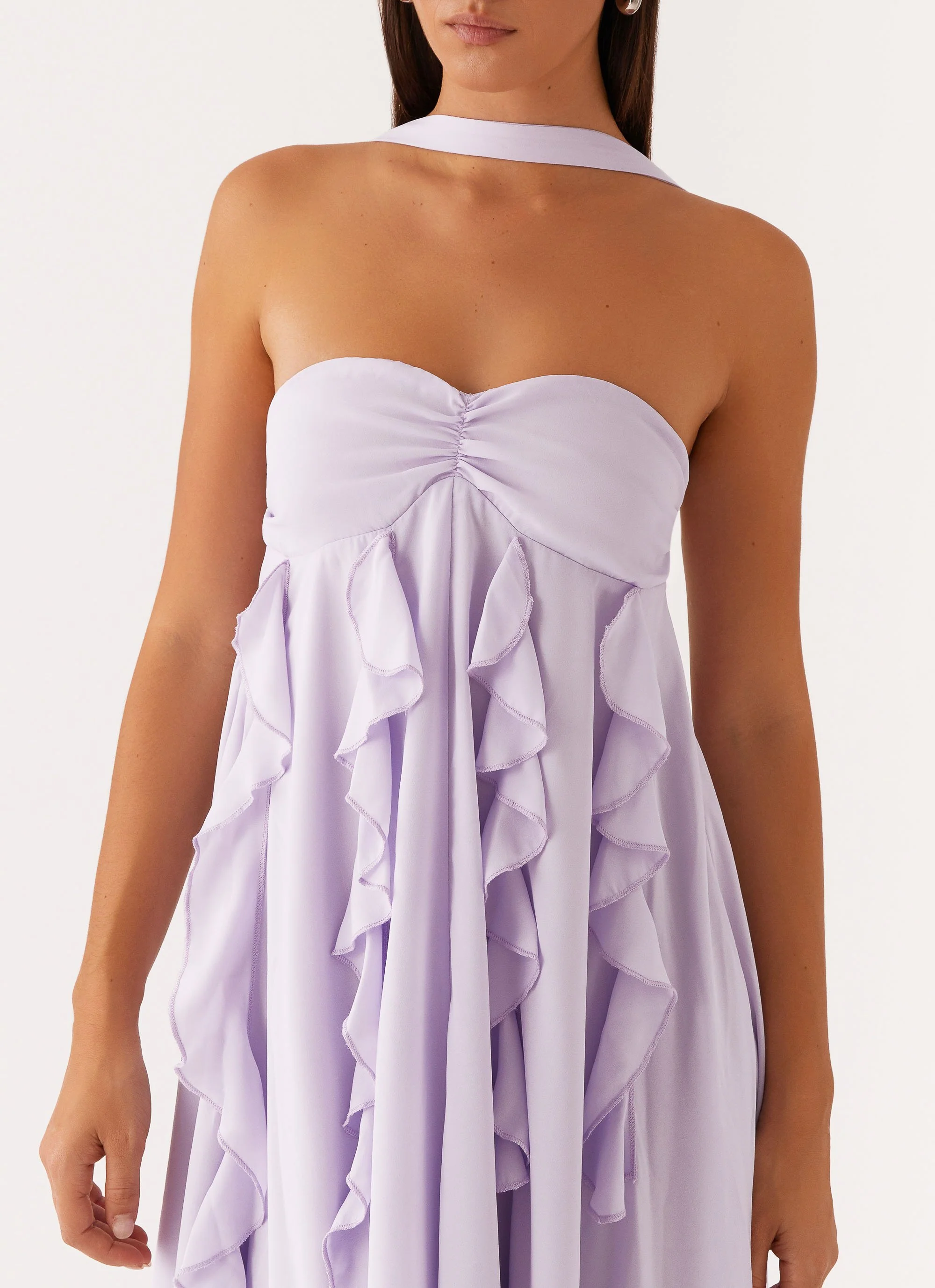 Florence Maxi Dress - Lilac - Image 5