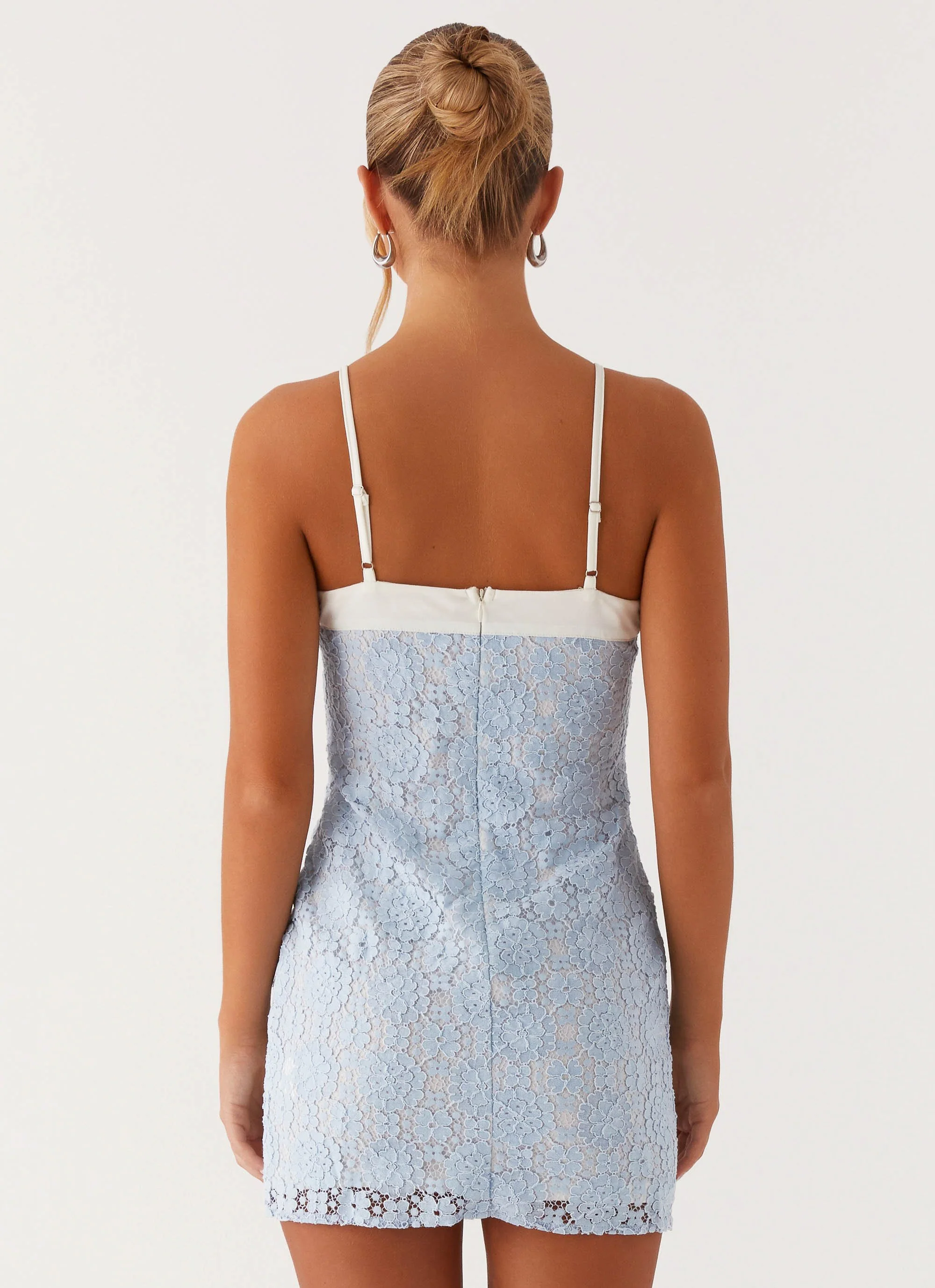 For Keeps Mini Dress - Blue - Image 4