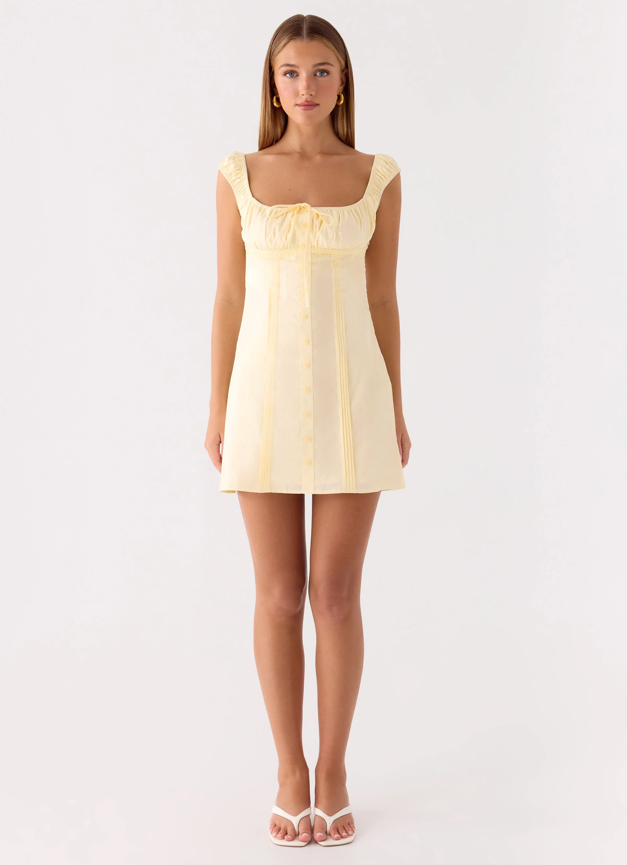 Fornarina Mini Dress - Lemon - Image 5