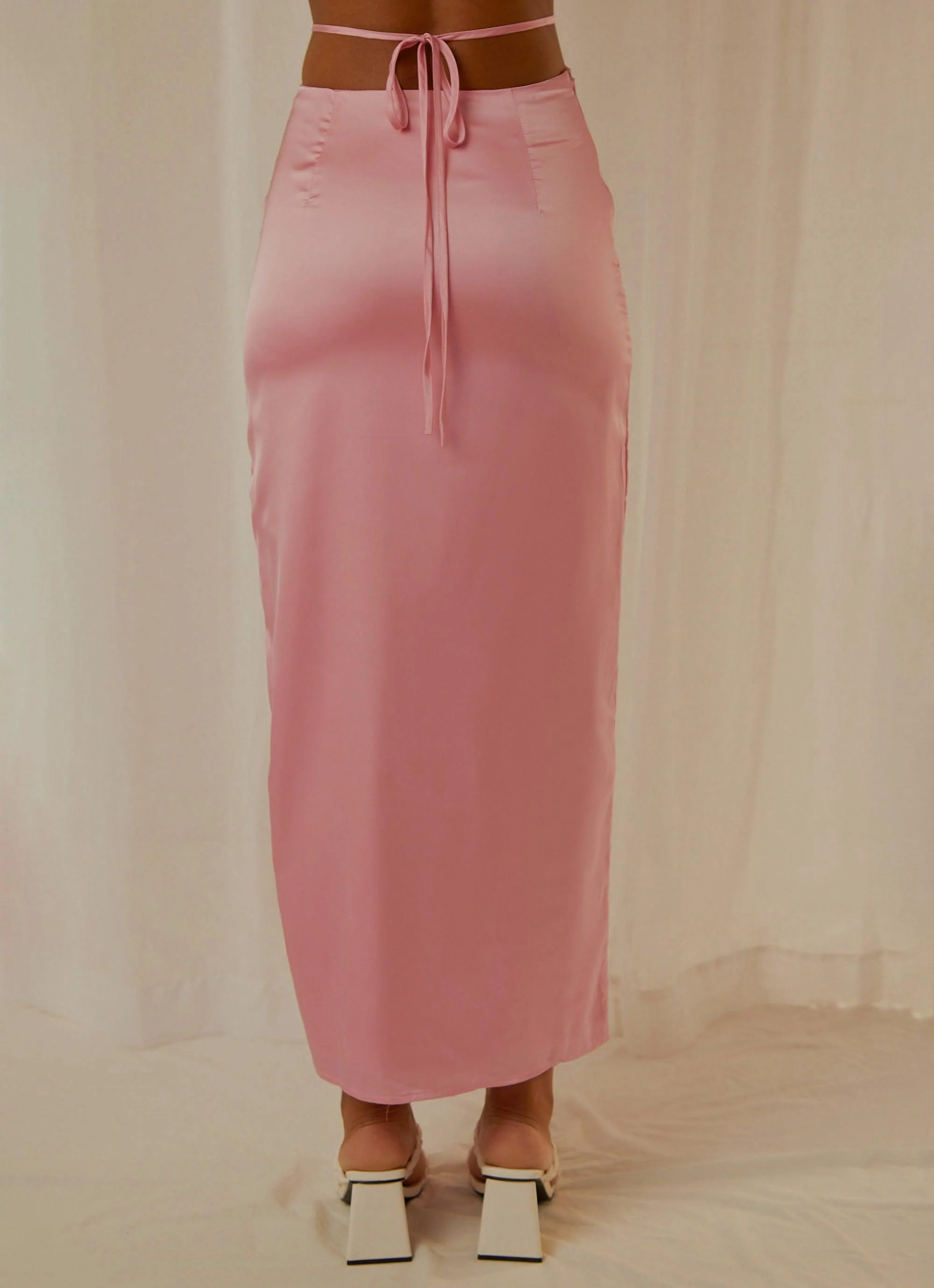 From Florence Maxi Skirt - Baby Pink - Image 5