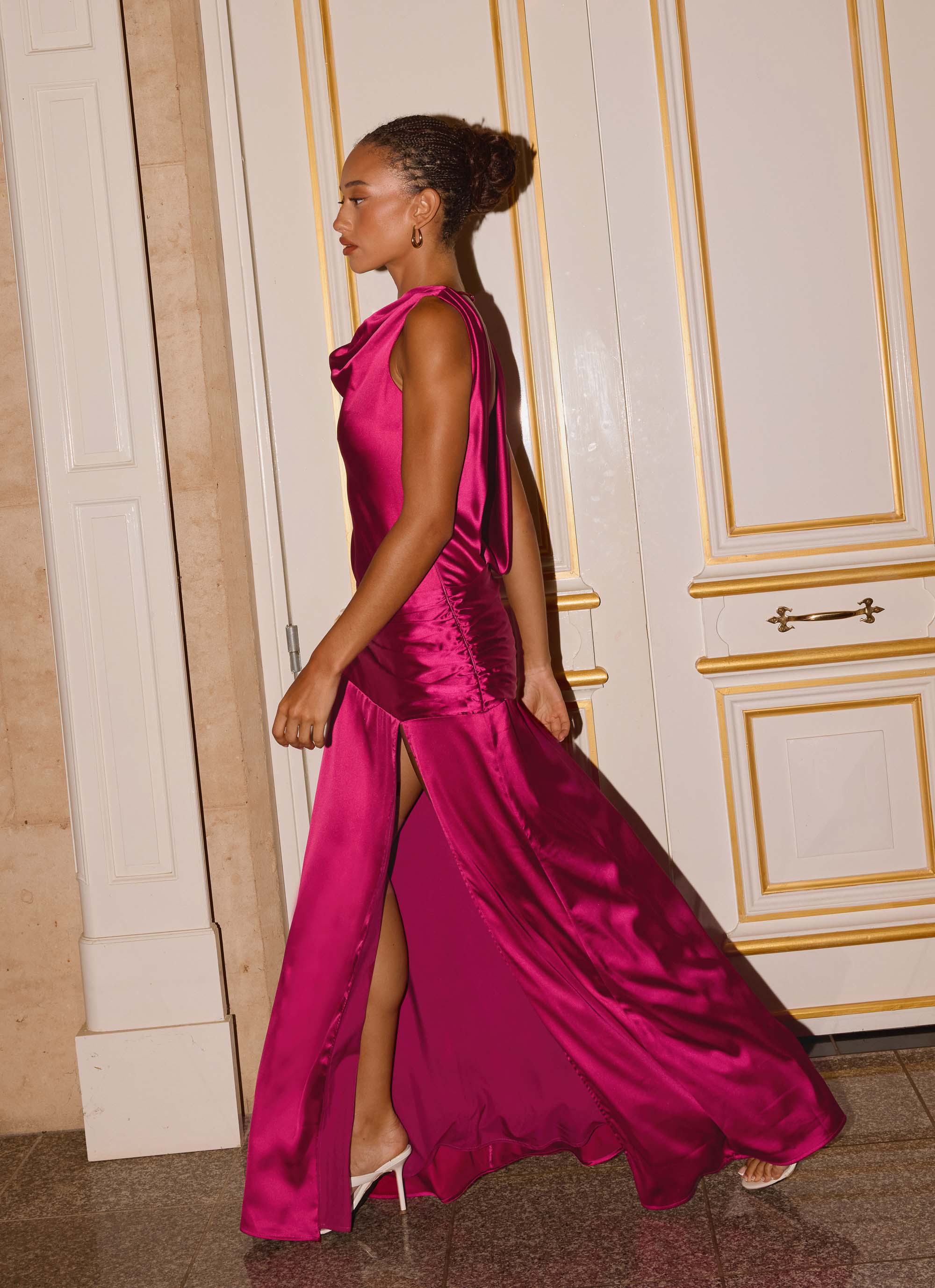 Generation Maxi Dress - Fuchsia - Image 3