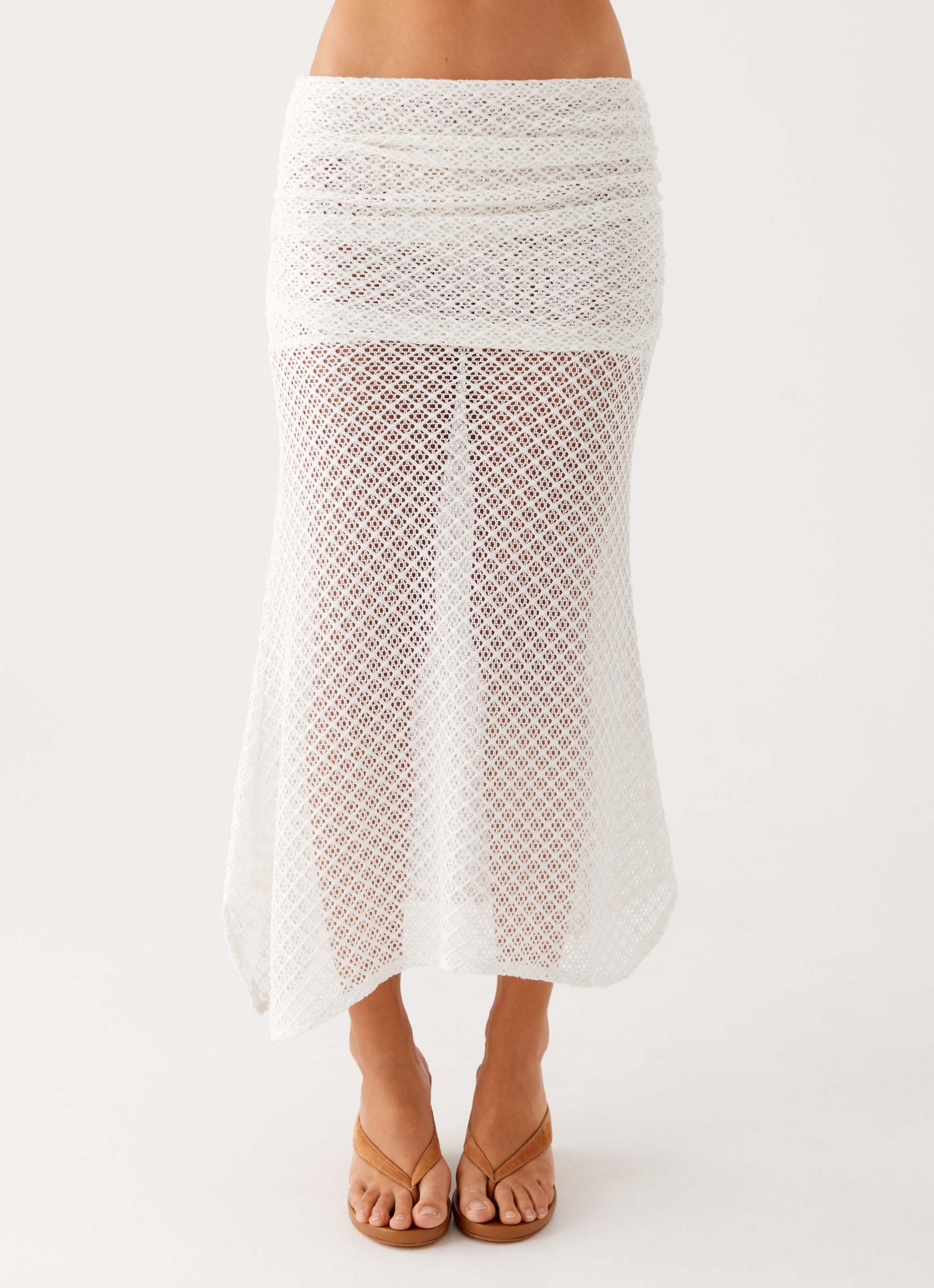 Genesis Midi Skirt - White - Image 2