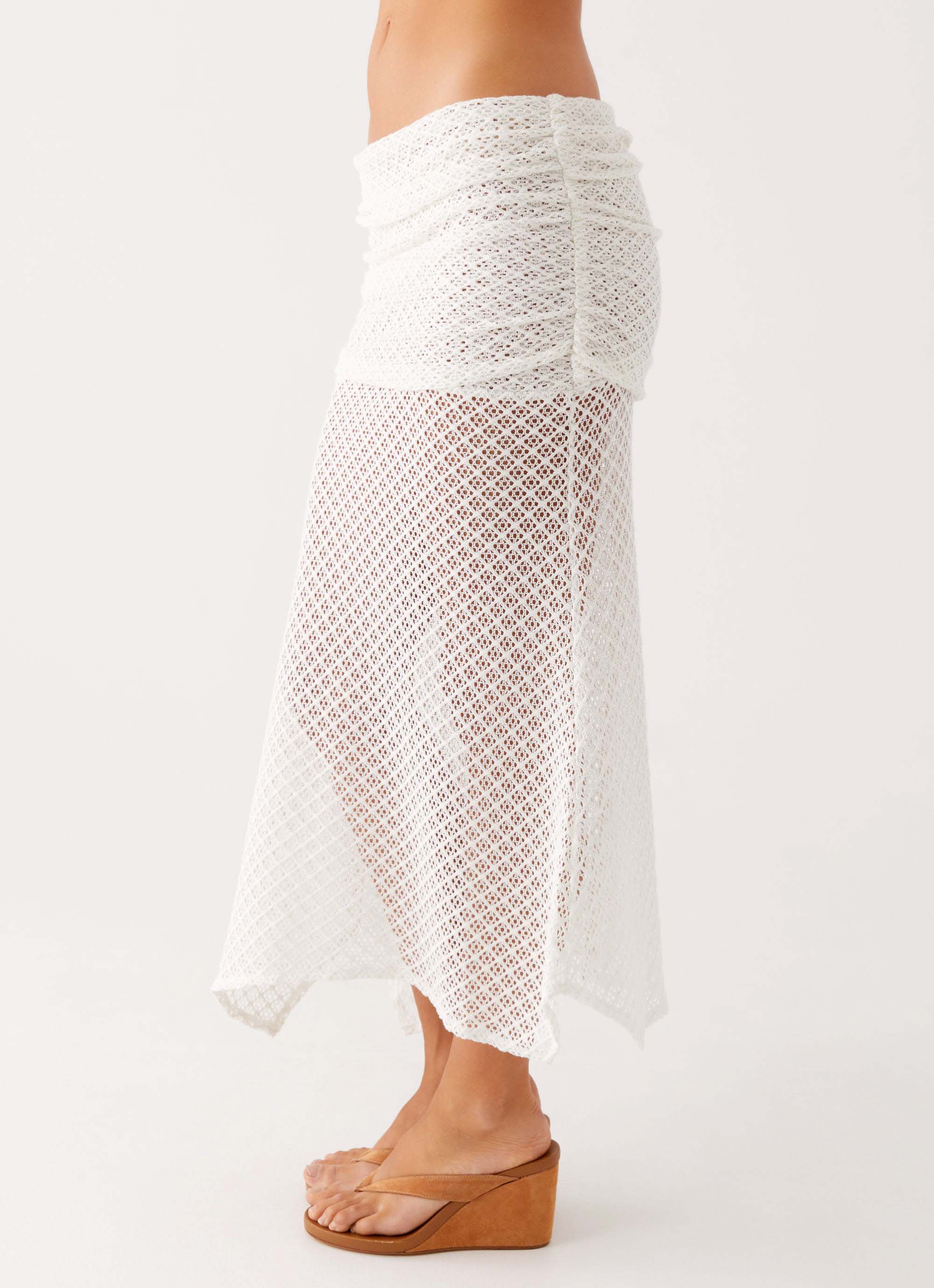 Genesis Midi Skirt - White - Image 5