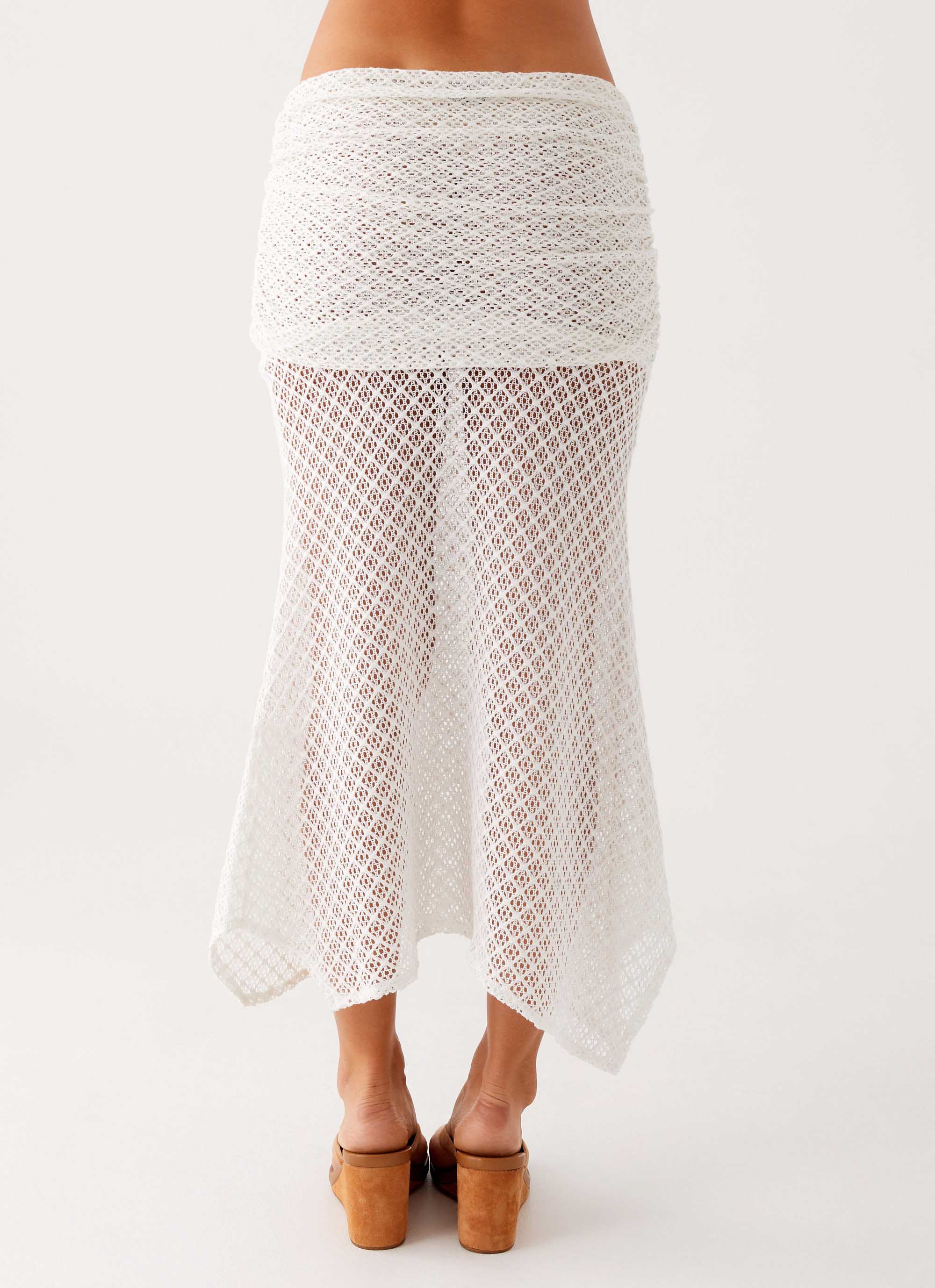 Genesis Midi Skirt - White - Image 6