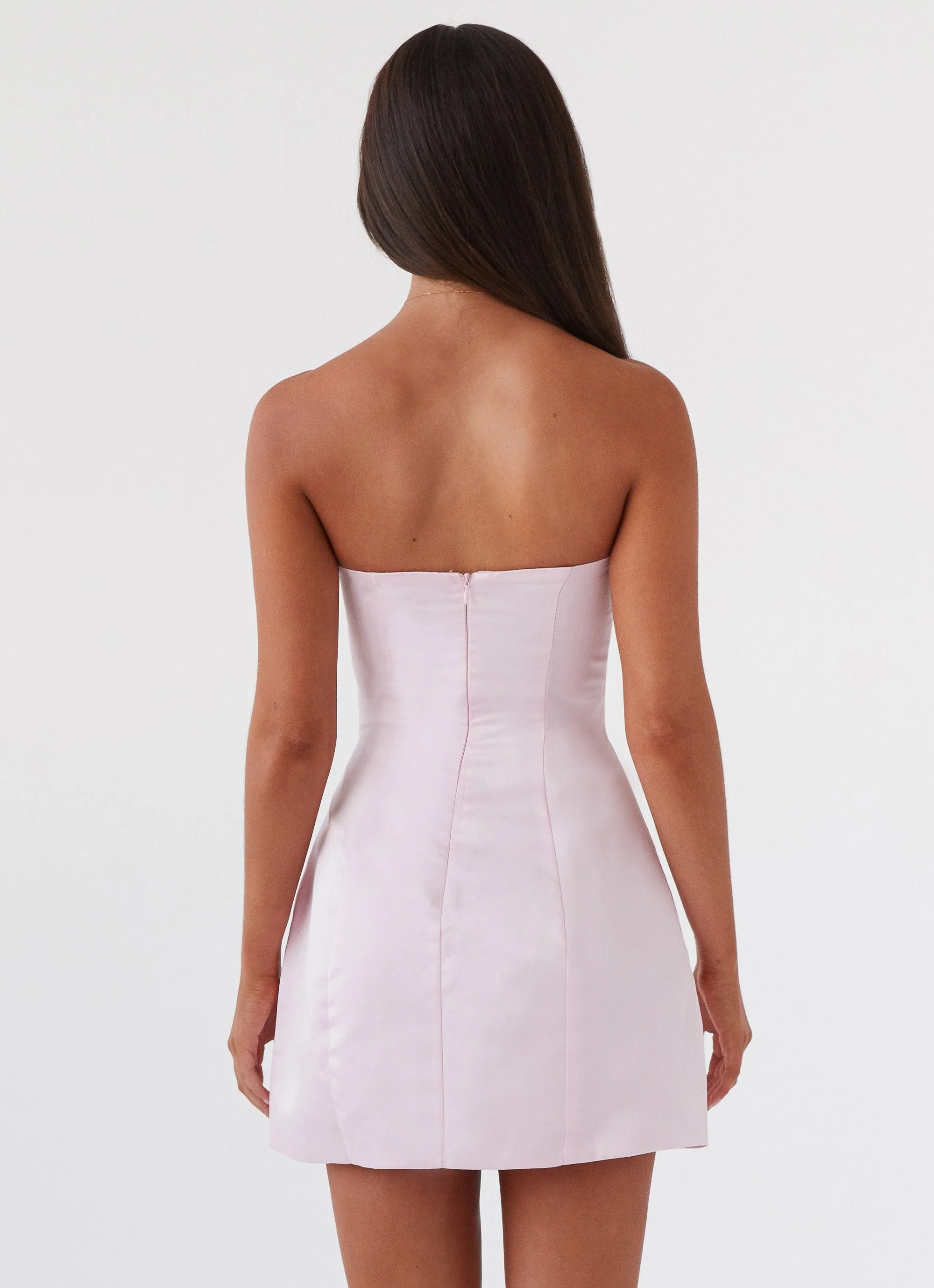 Girl Crush Bow Mini Dress - Pink - Image 4