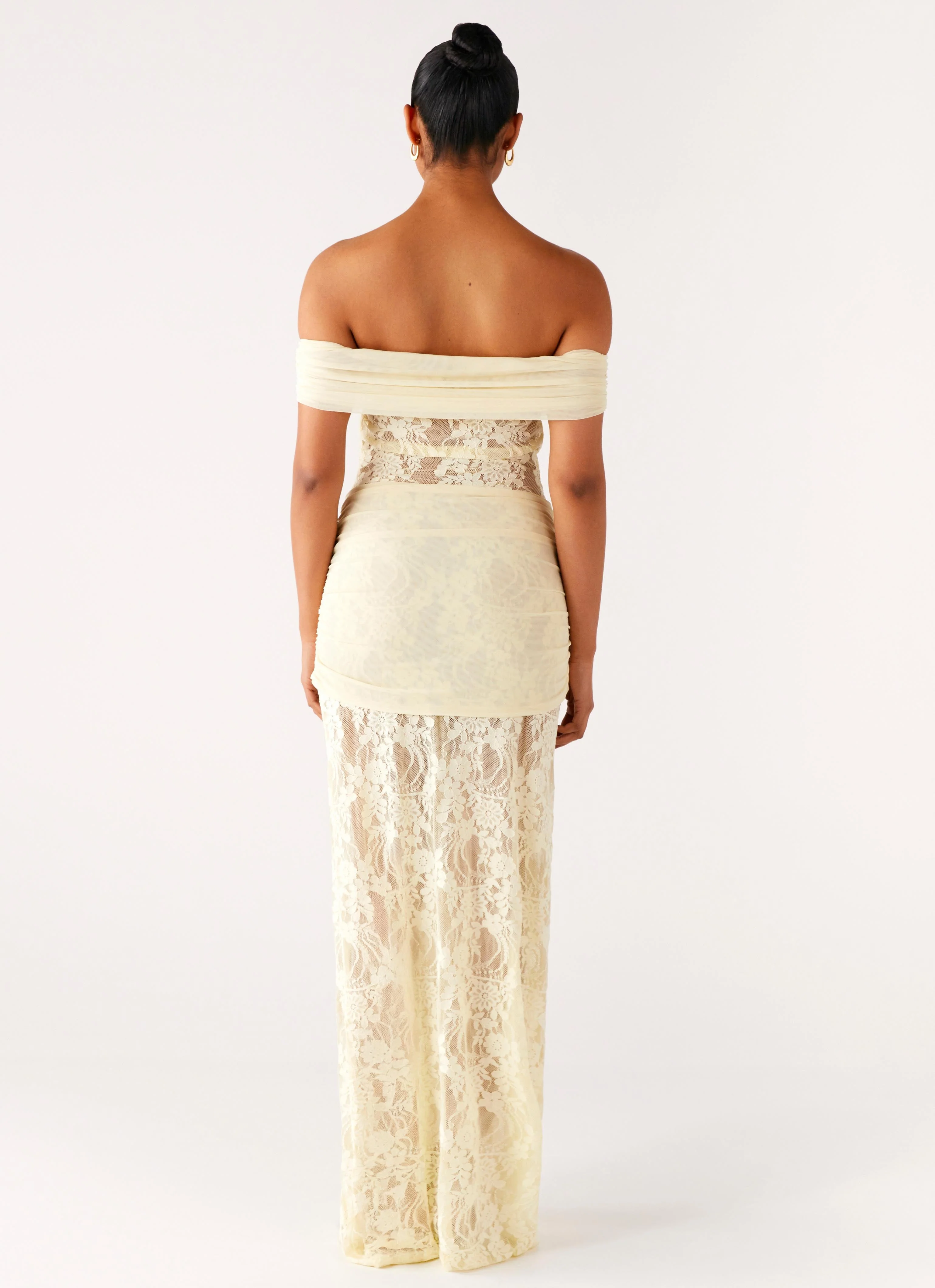 Gracie Twist Maxi Dress - Yellow - Image 7