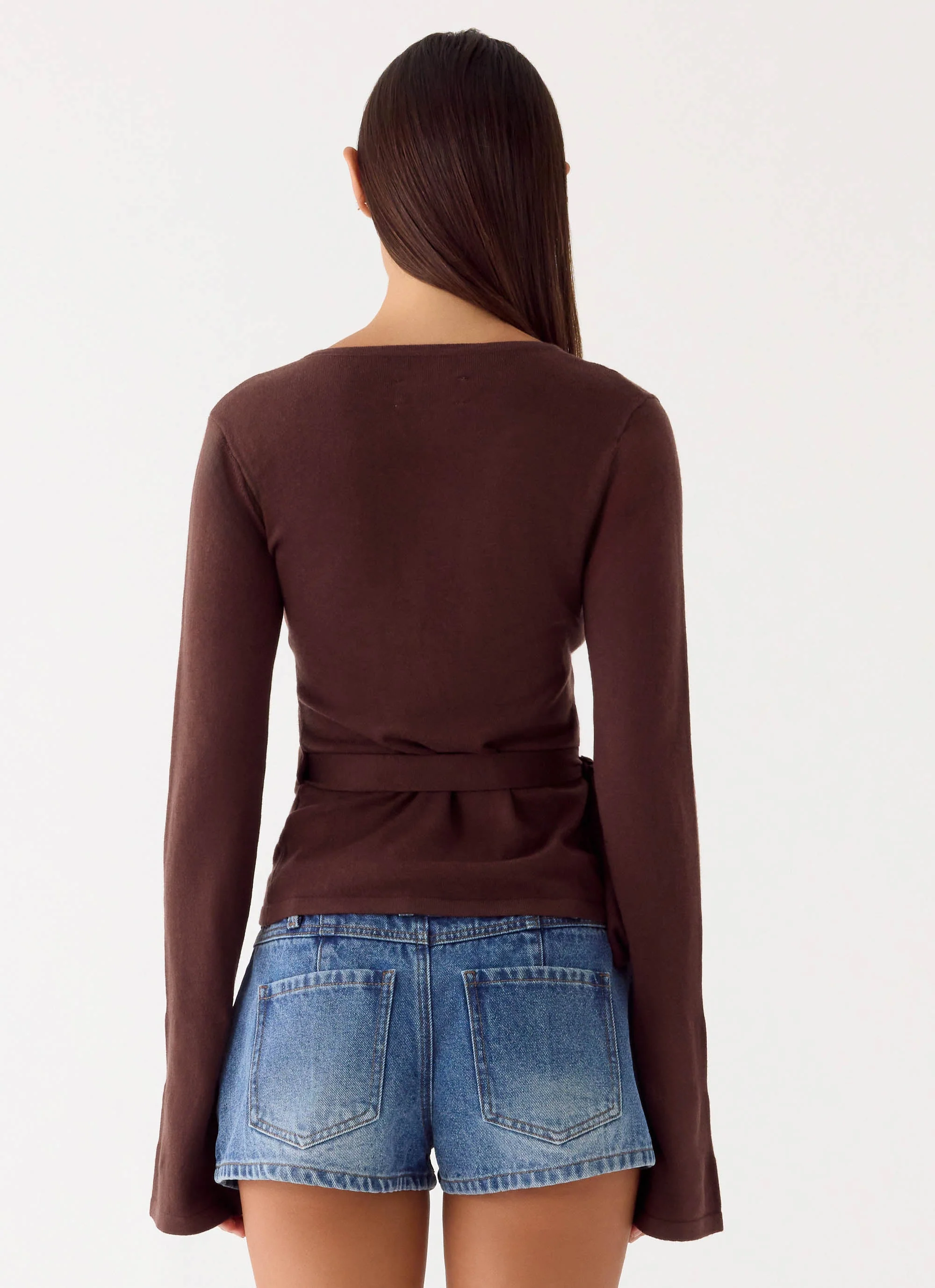 Halo Knit Top - Chocolate - Image 2