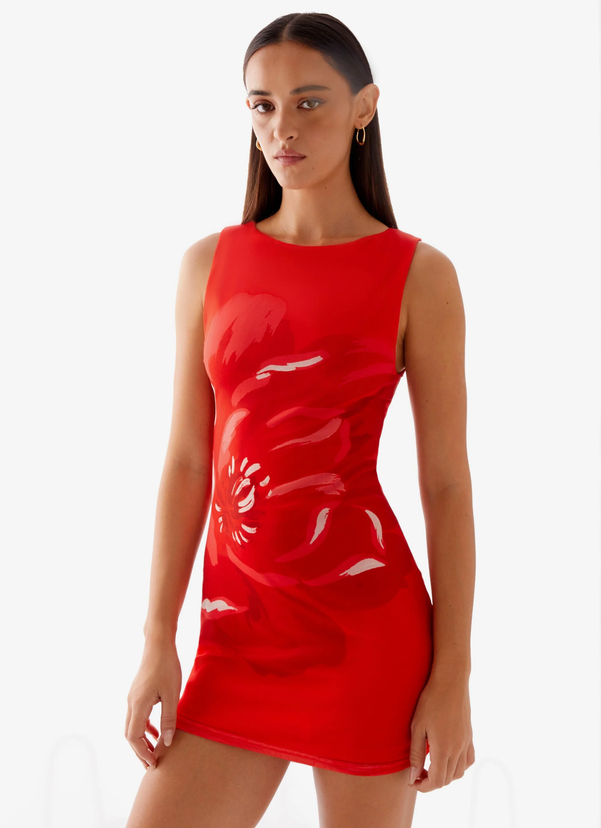 Happy Hour Mini Dress - Red - Image 5