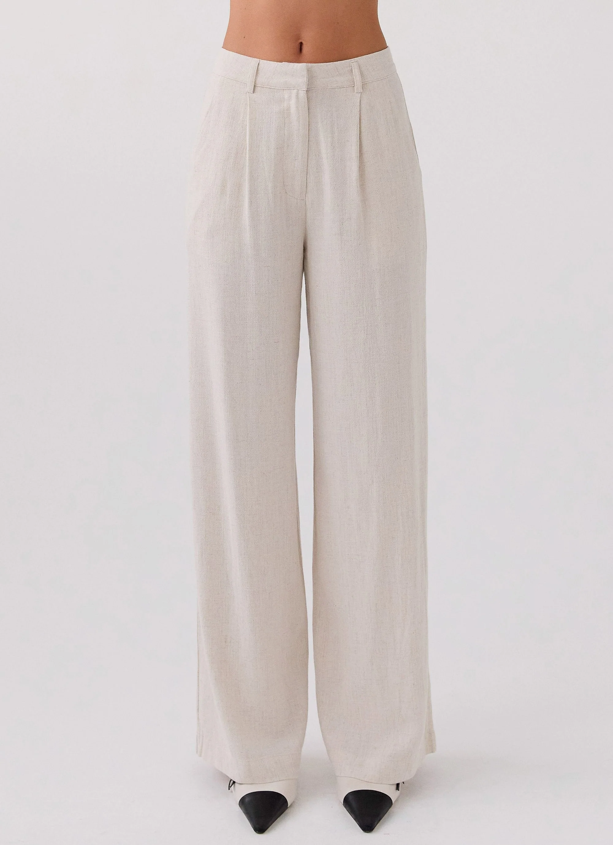 Heatwave Linen Pants - Oatmeal - Image 3