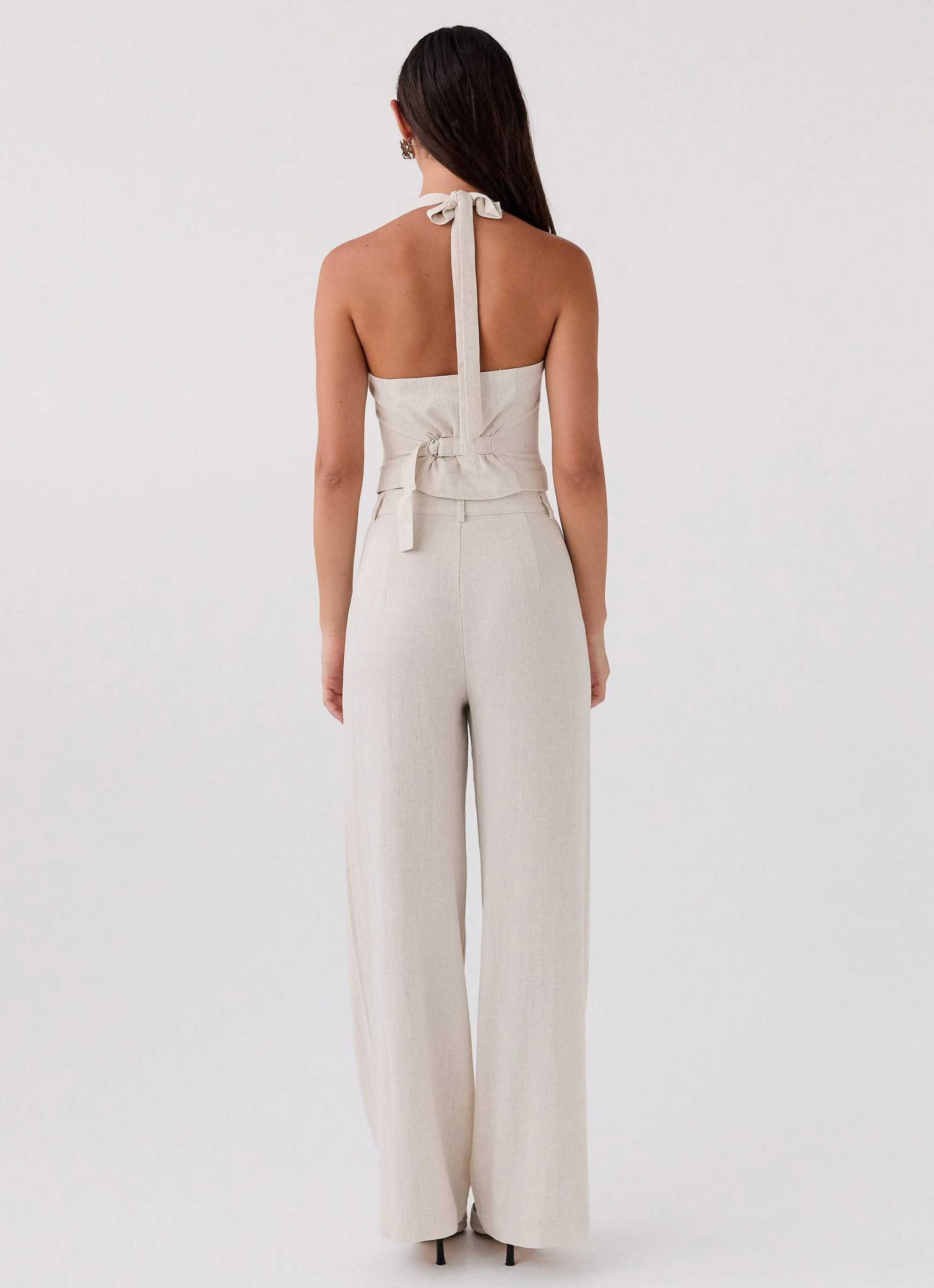 Heatwave Linen Pants - Oatmeal - Image 5