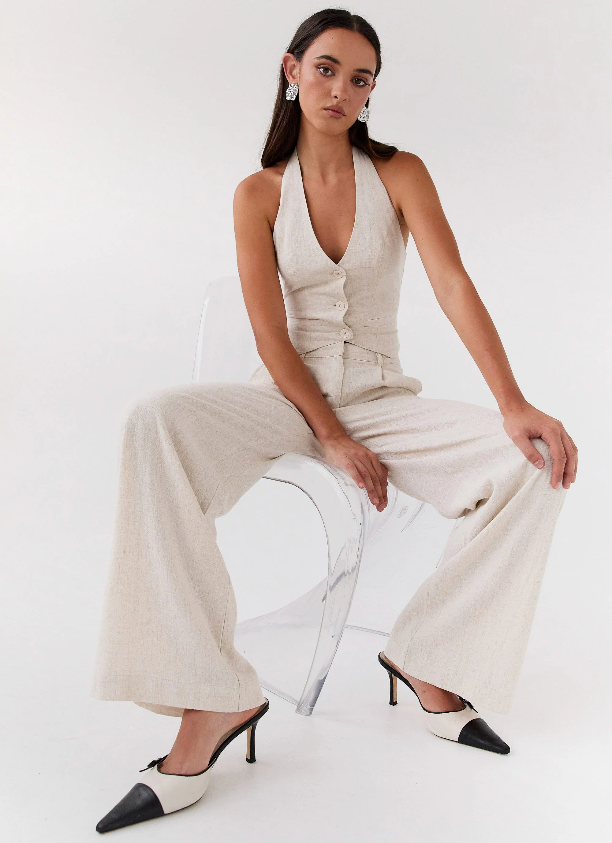 Heatwave Linen Pants - Oatmeal - Image 6