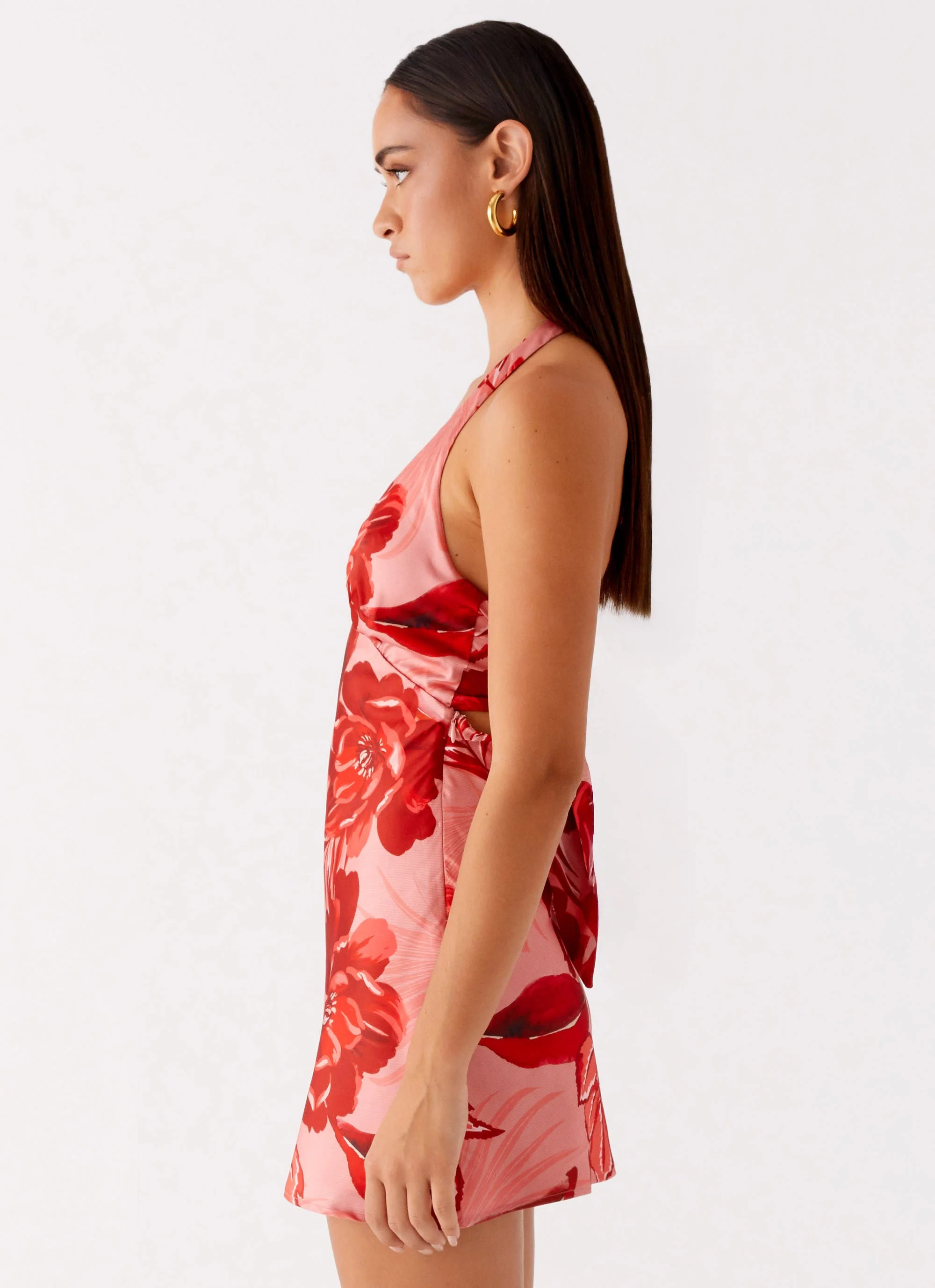 Heavy Hearted Mini Dress - Sicily Sunsets Print - Image 3
