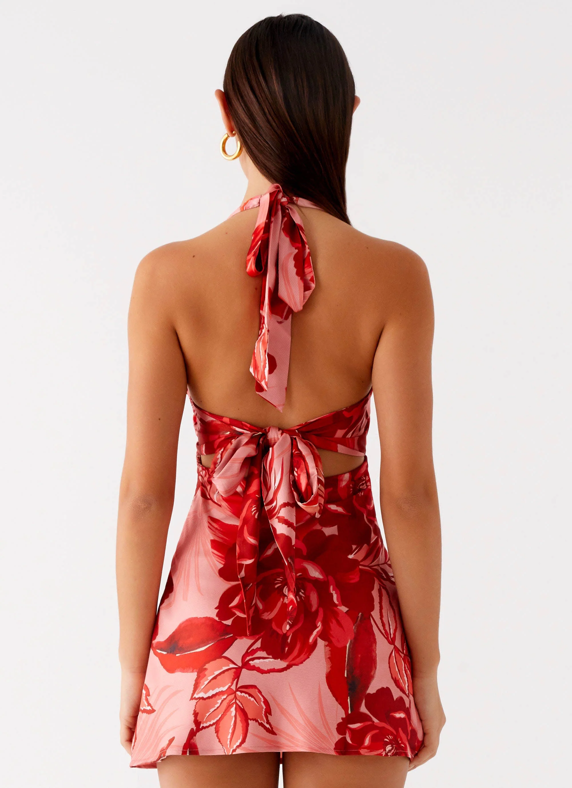 Heavy Hearted Mini Dress - Sicily Sunsets Print - Image 4