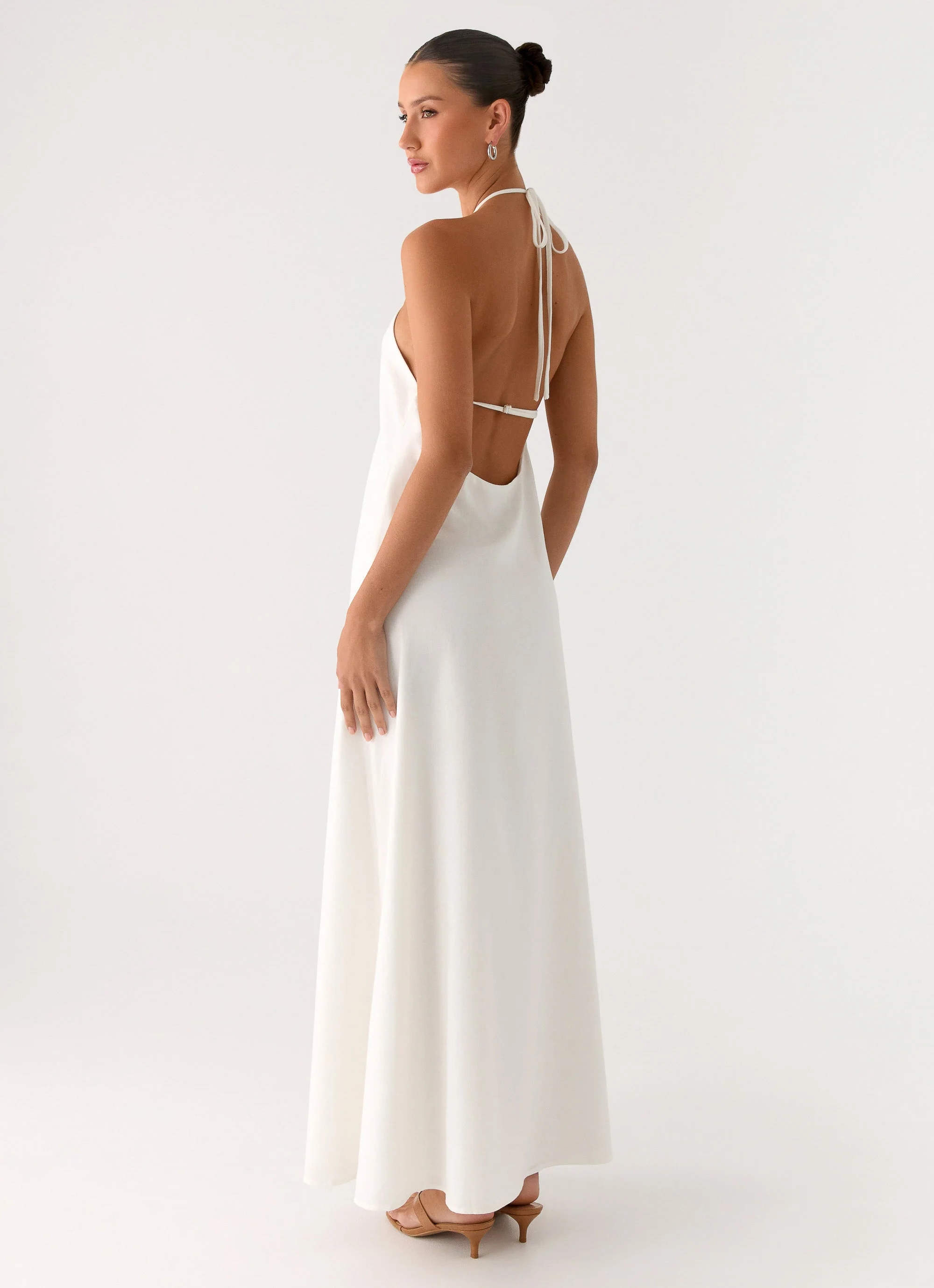 Helden Maxi Dress - White - Image 5