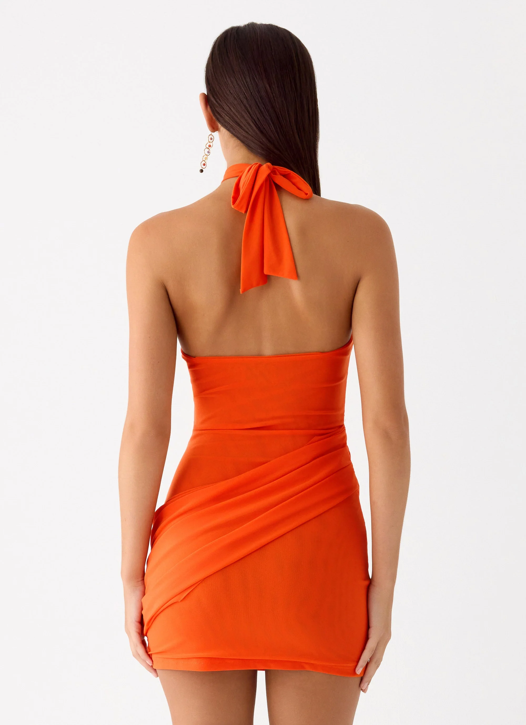 Henrietta Mini Dress - Orange - Image 3