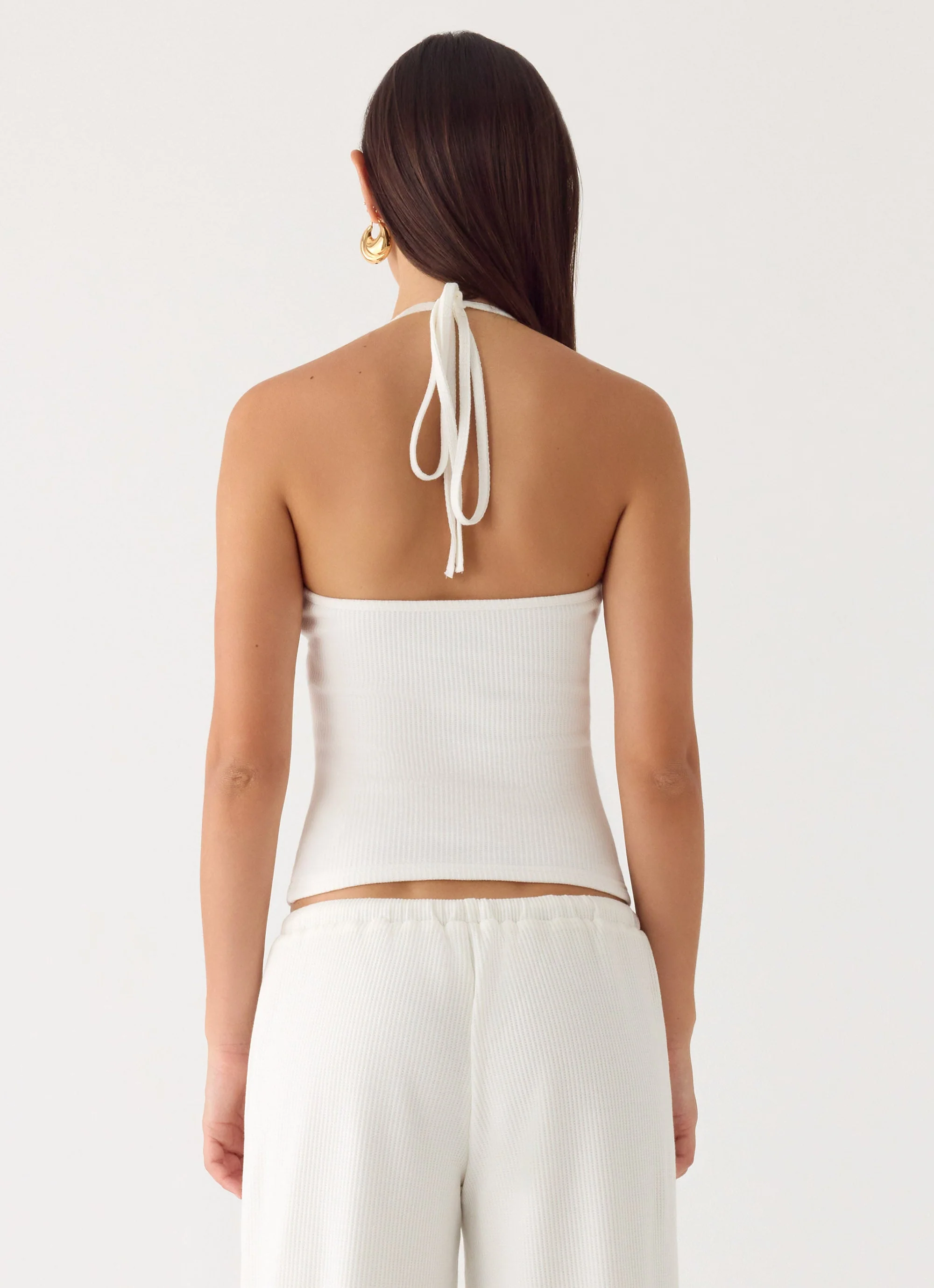 Henry Halter Top - Ivory - Image 3