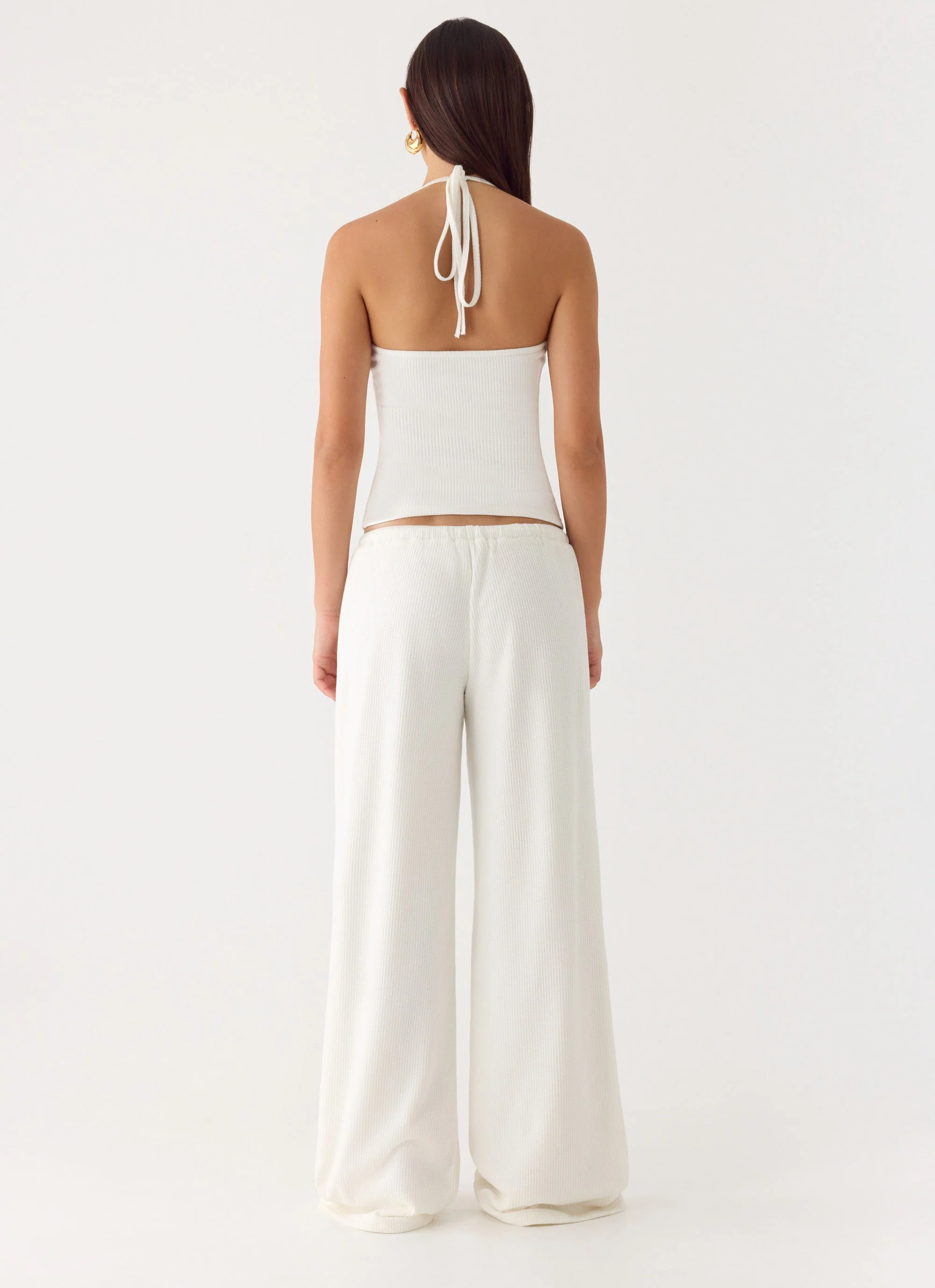 Henry Low Rise Pant - Ivory - Image 3