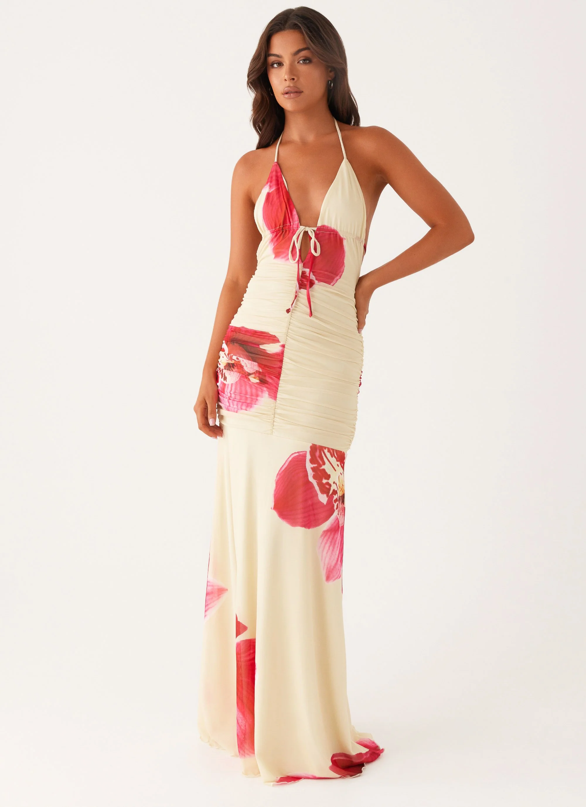 Hollywood Maxi Dress - Orchid Yellow - Image 6