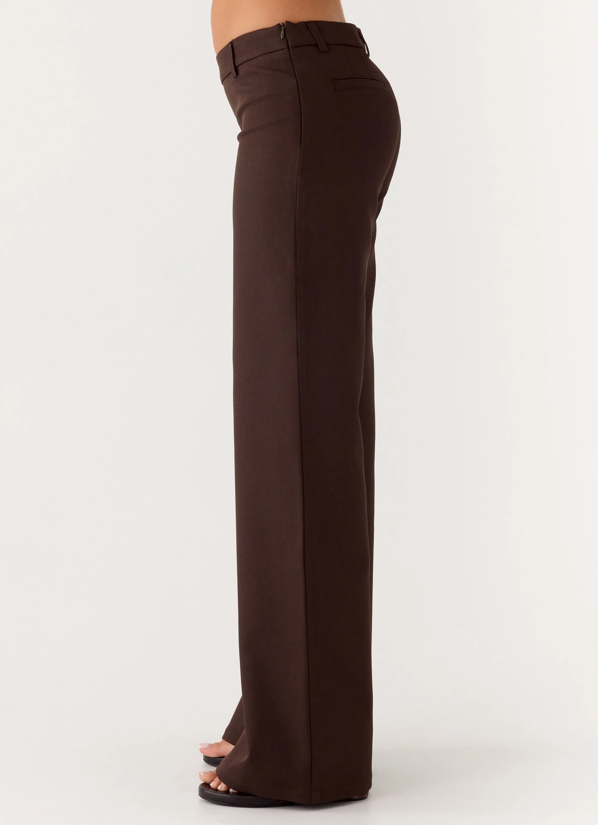 Hot as Ice Low Rise Pants - Chocolate - Image 3
