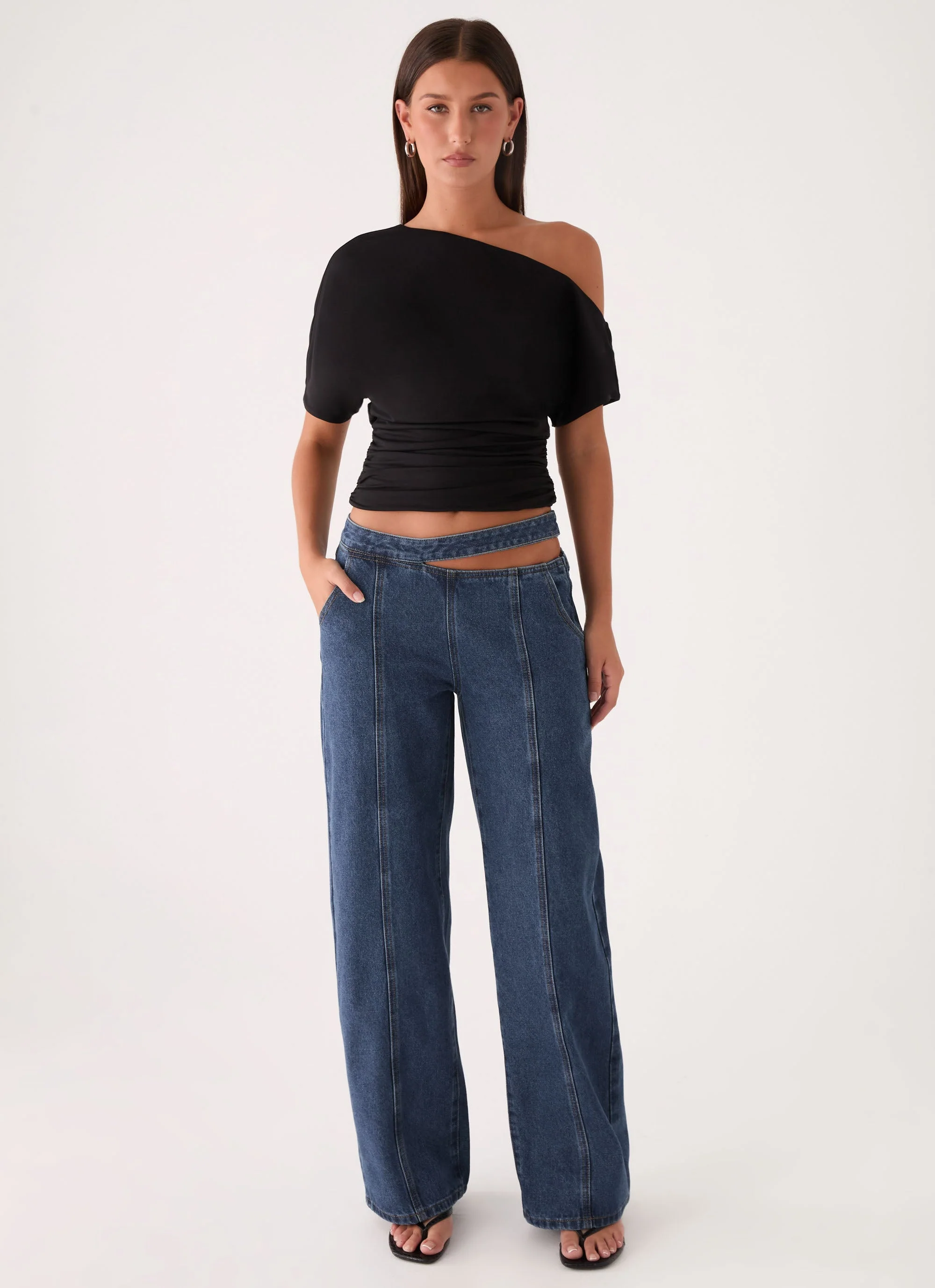 Hugh Denim Jeans - Dark Indigo - Image 5