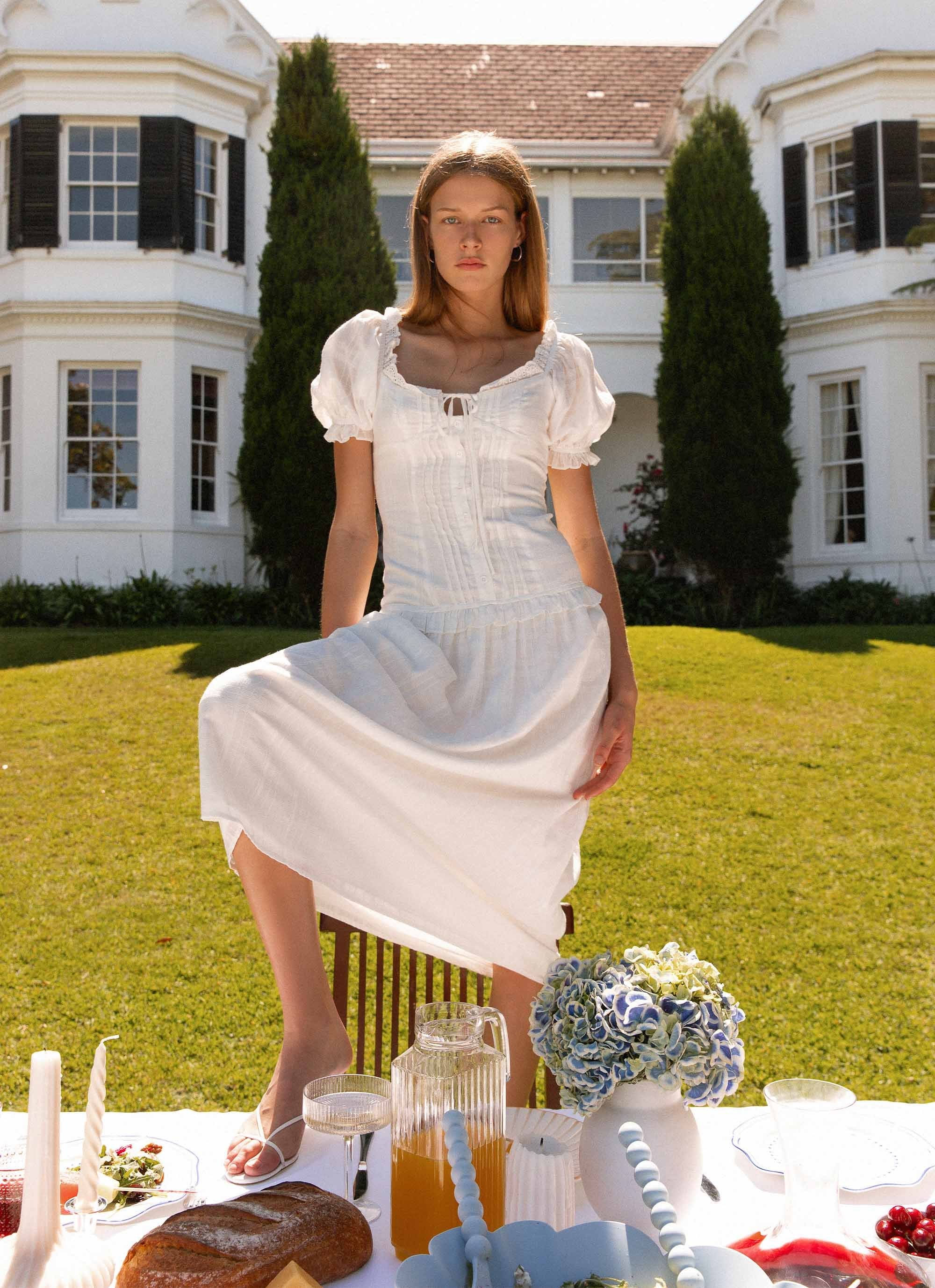 Hundred Percent Midi Dress - White - Image 7