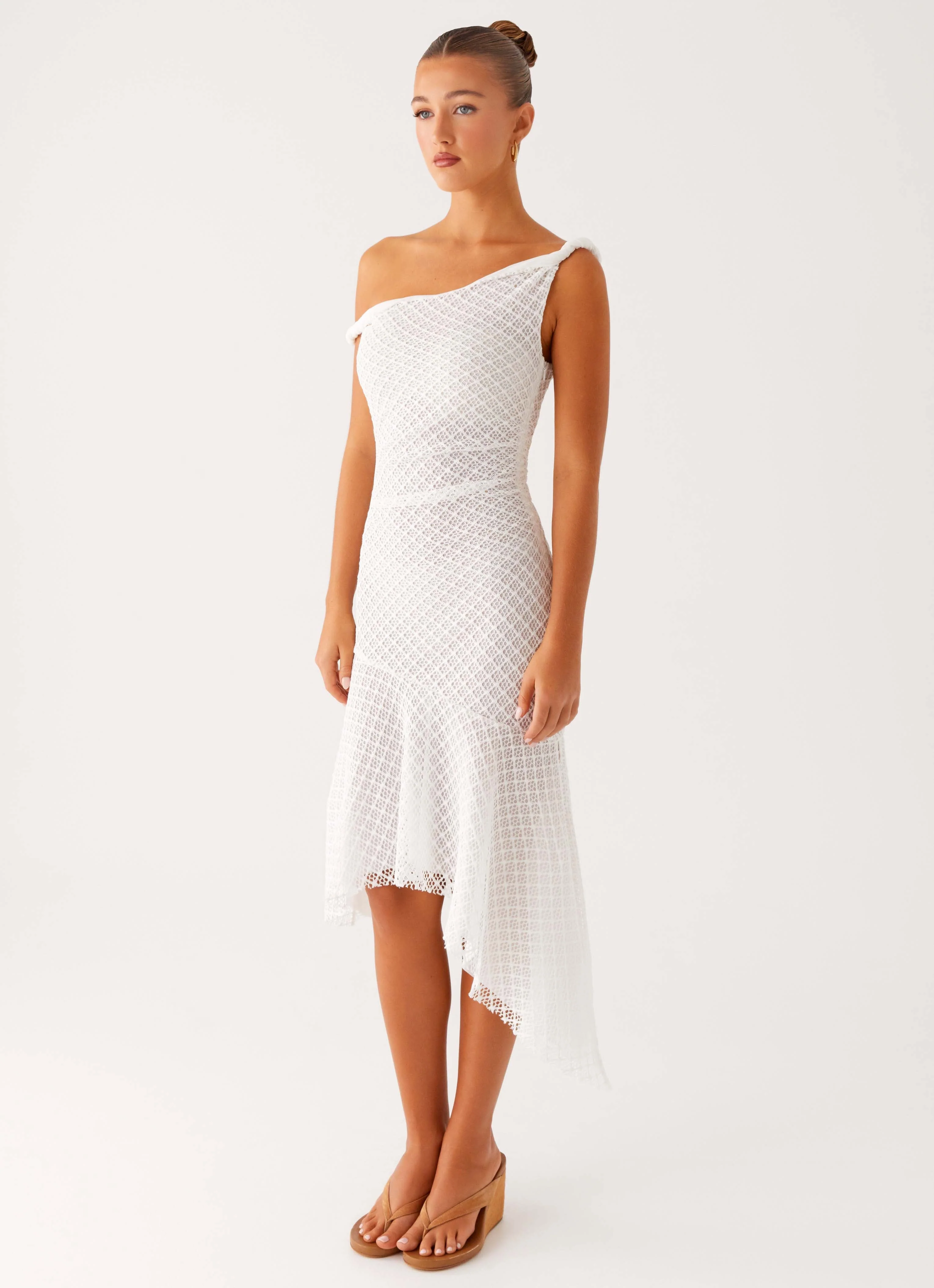 Huntah Midi Dress - Ivory - Image 3