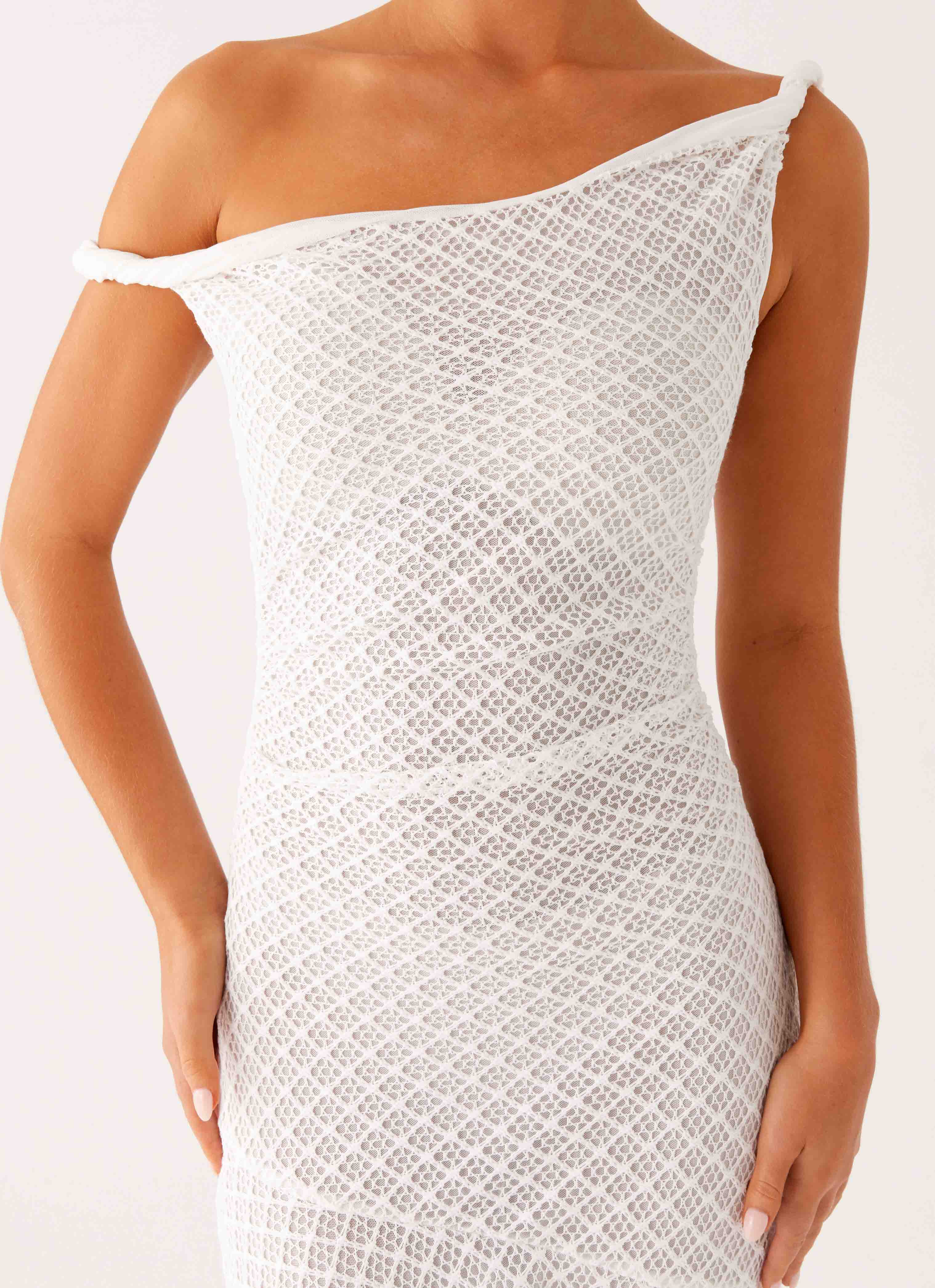 Huntah Midi Dress - Ivory - Image 6