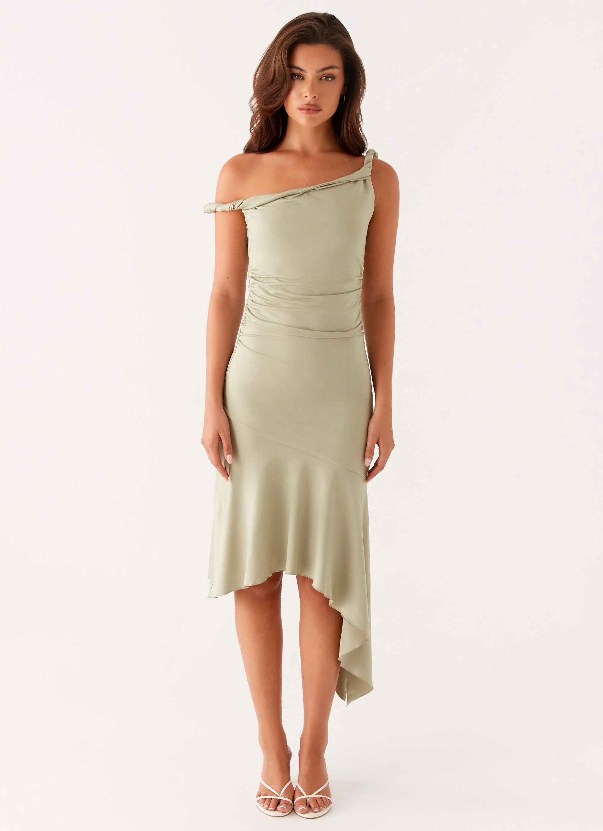 Huntah Midi Dress - Sage - Image 2