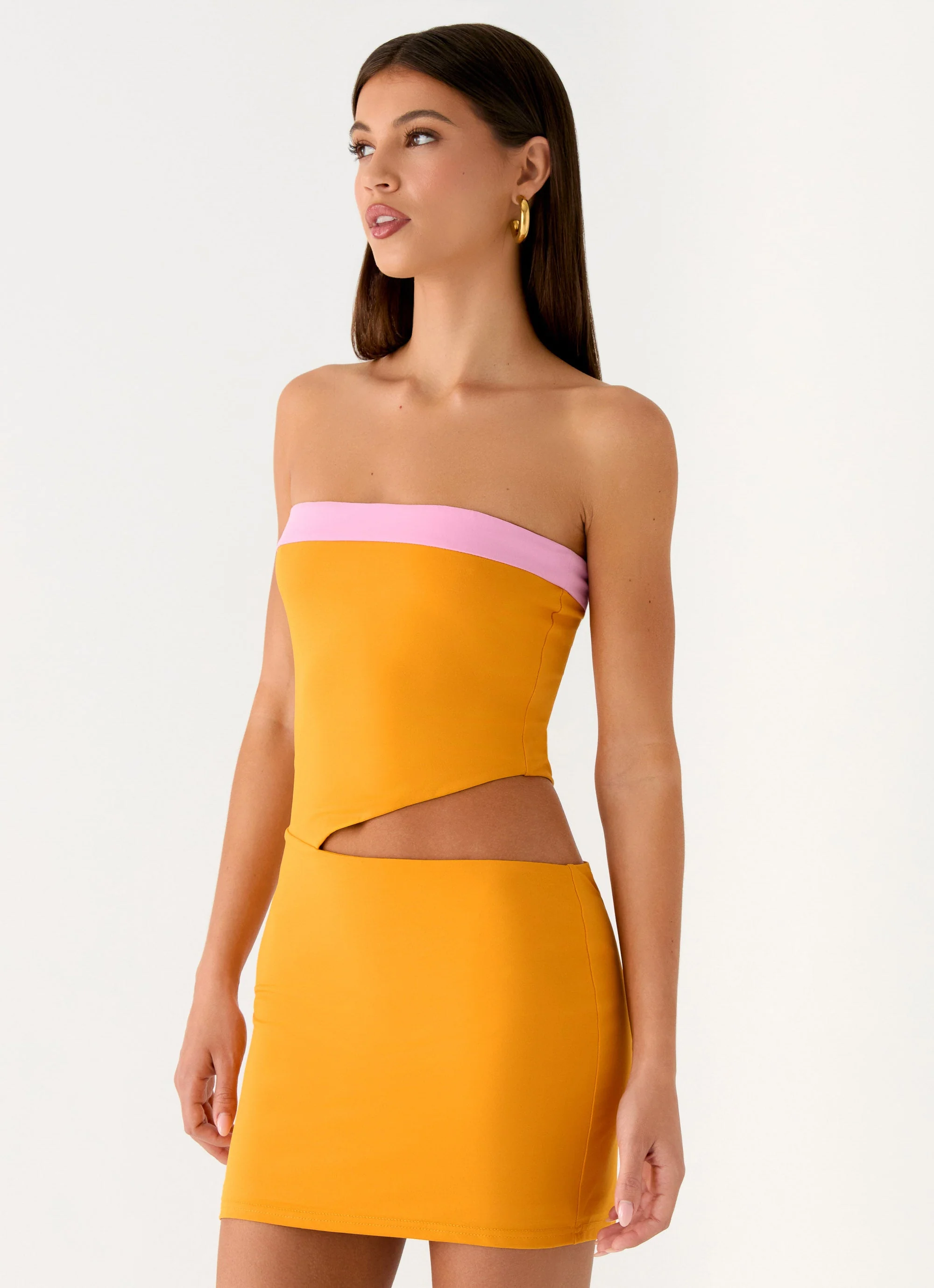 Ica Mini Dress - Orange - Image 5