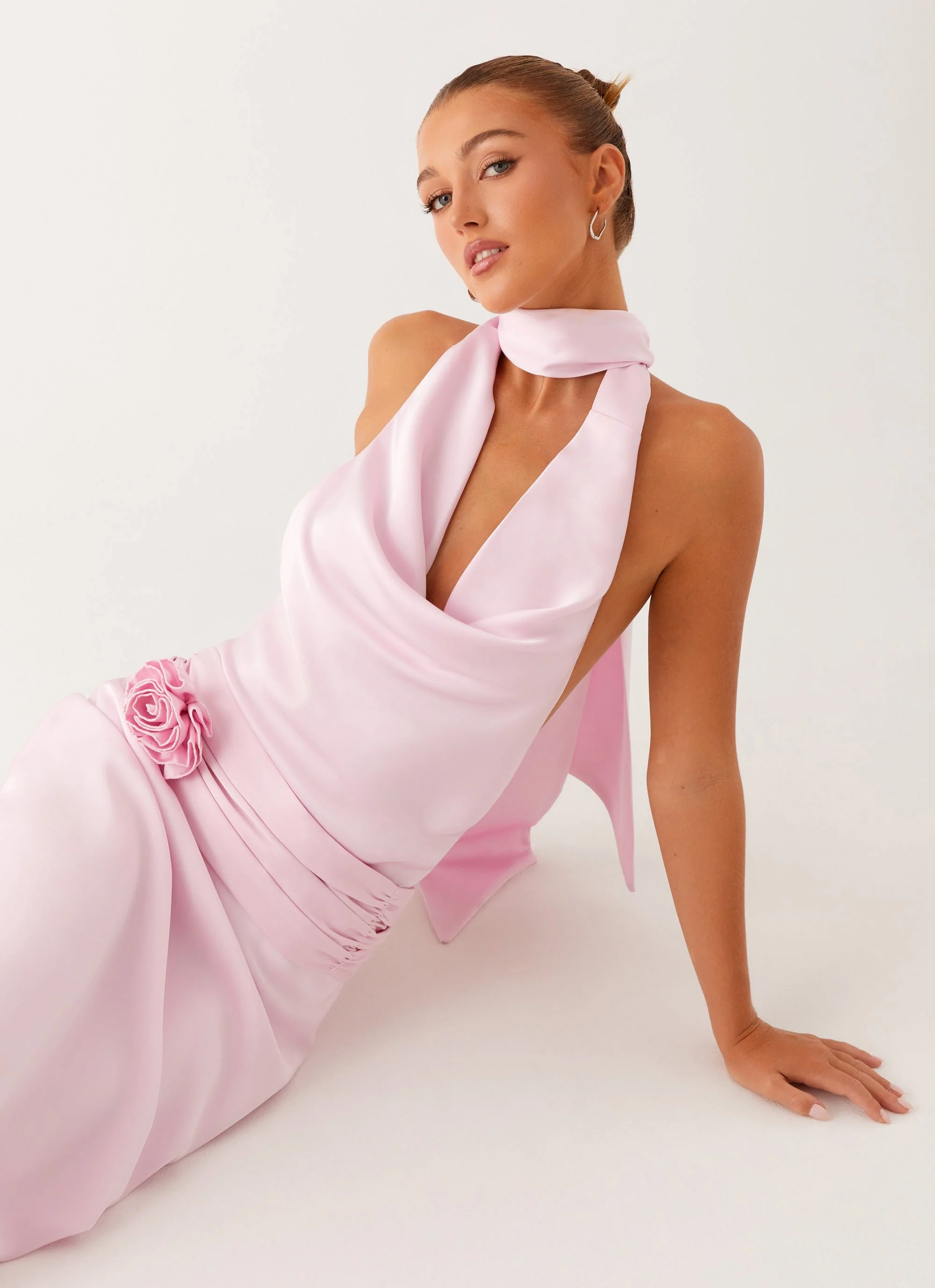 Imani Maxi Dress - Pink - Image 5