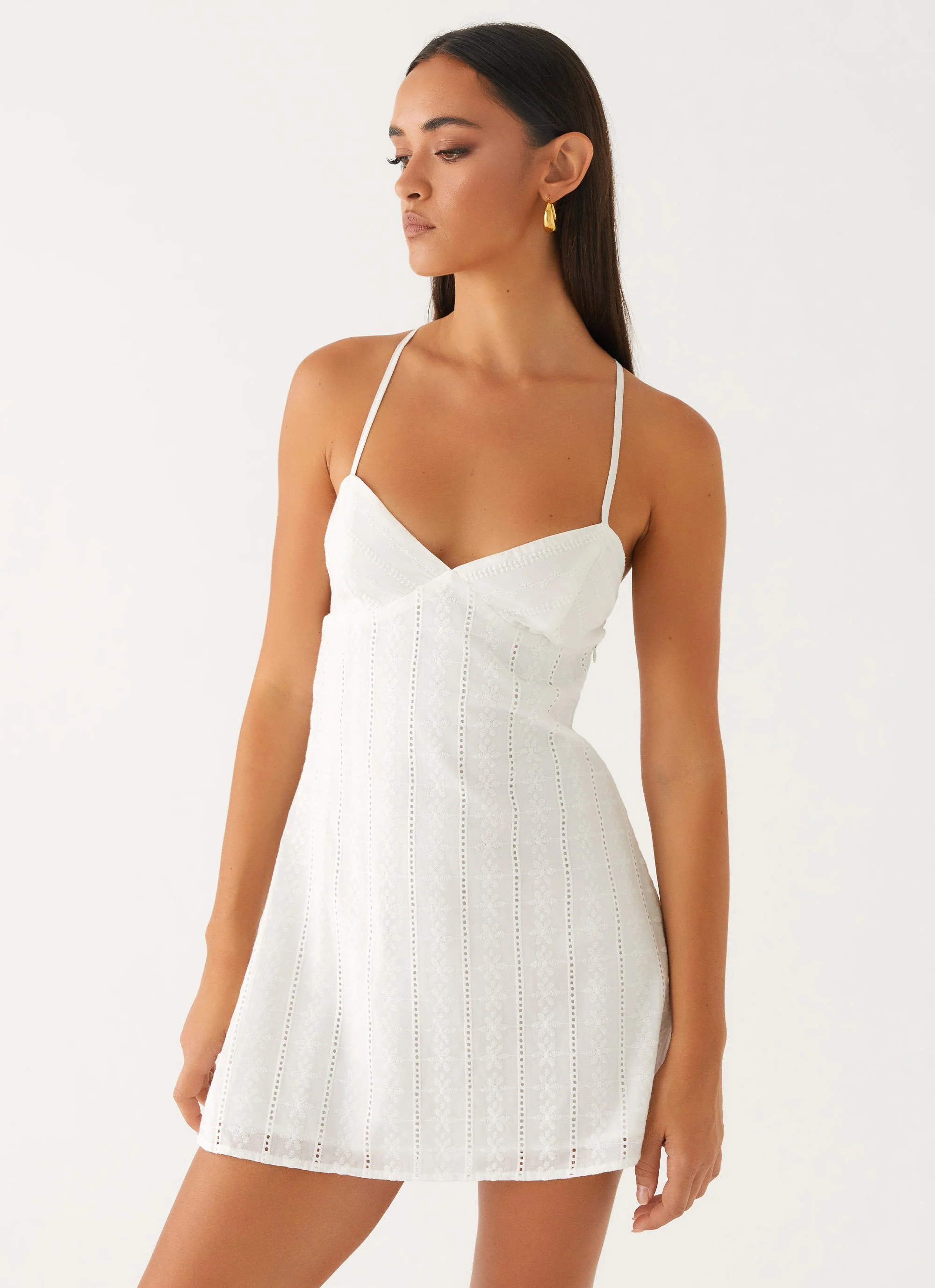 Inara Mini Dress - Ivory - Image 5