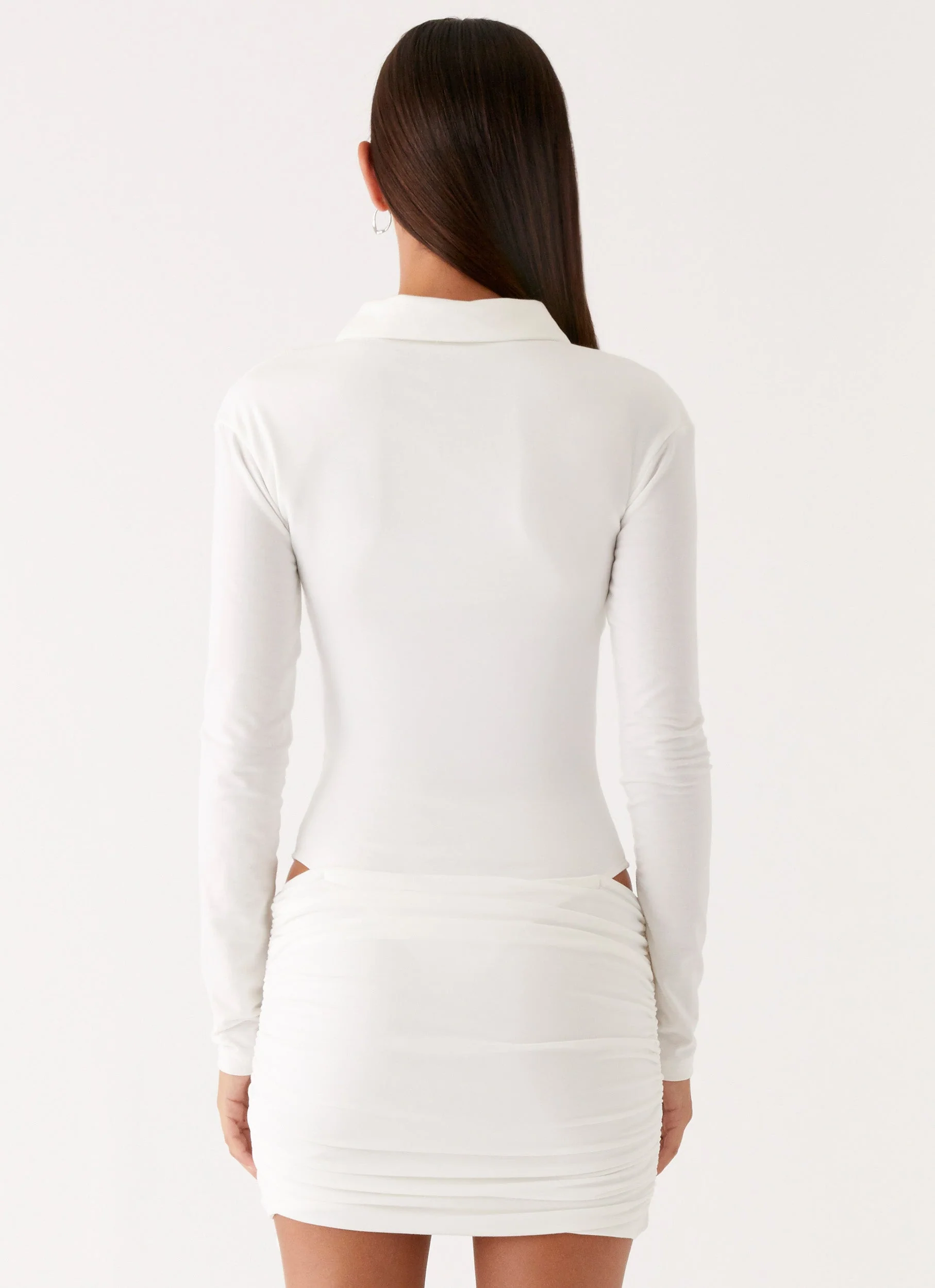 Indah Mini Dress - White - Image 3
