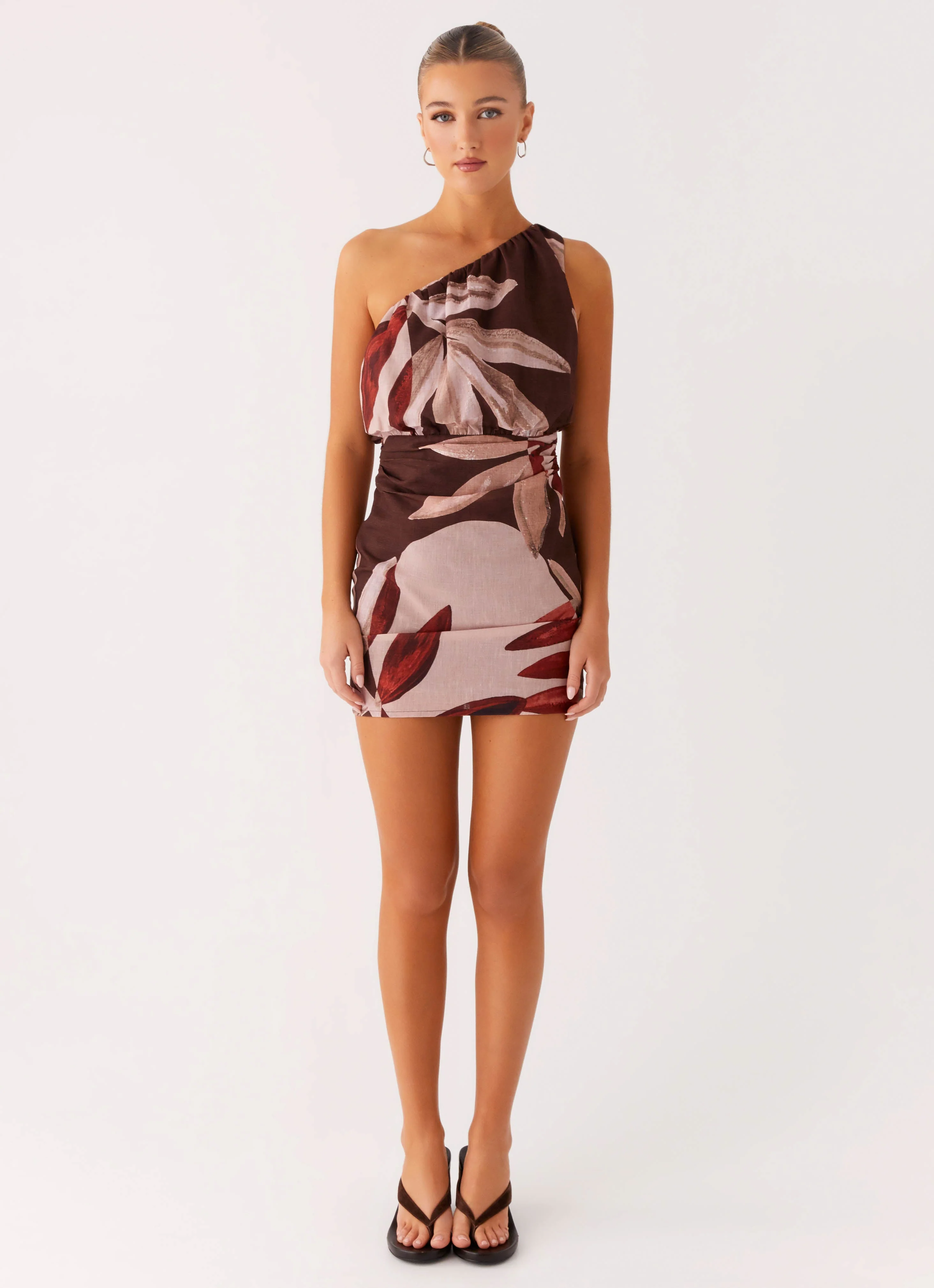 Indianna Mini Dress - Cinnamon Palm - Image 2