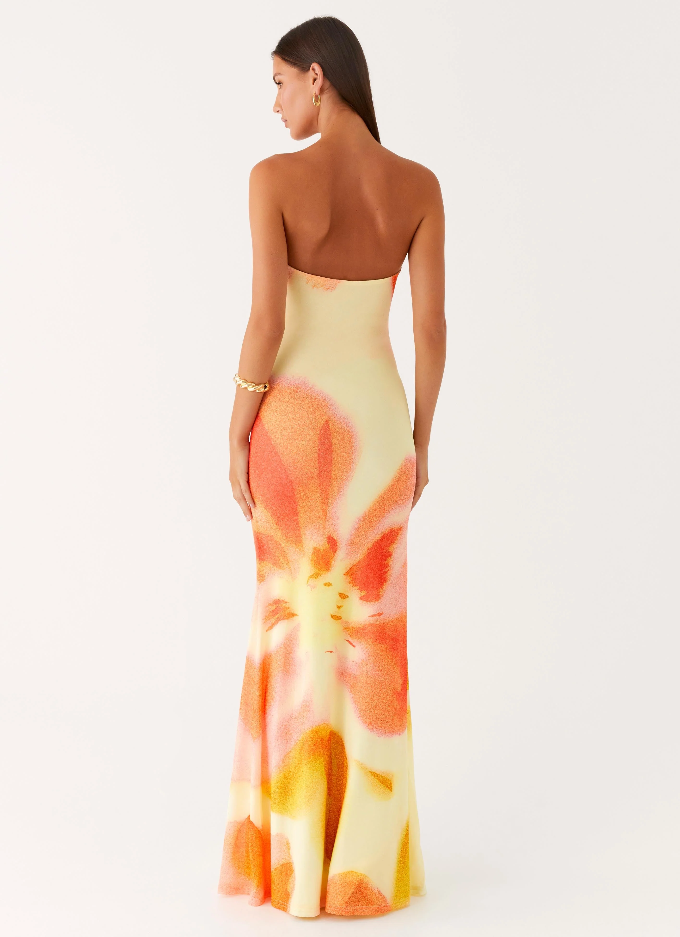 Iroha Strapless Maxi Dress - Mimosa Blossom - Image 2