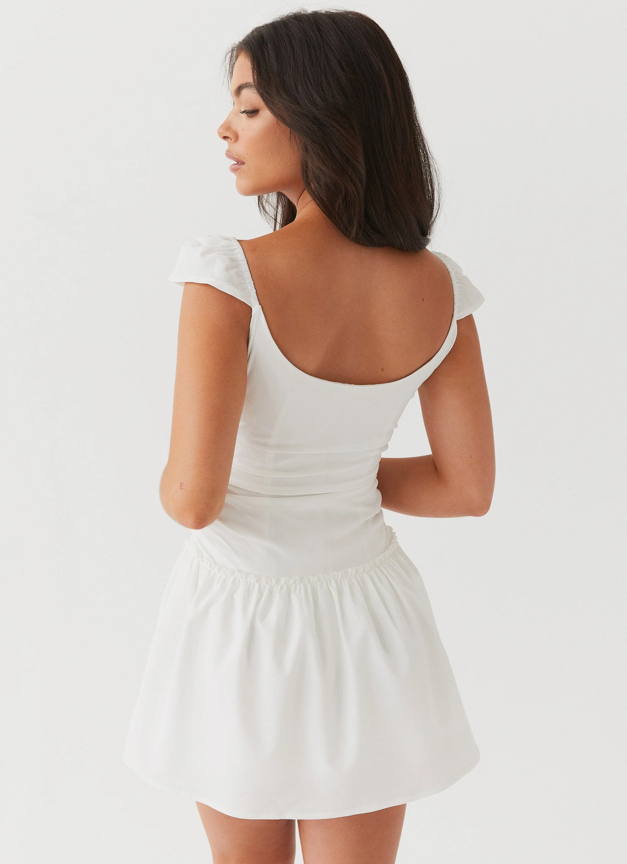 Island Dreams Mini Dress - White - Image 4