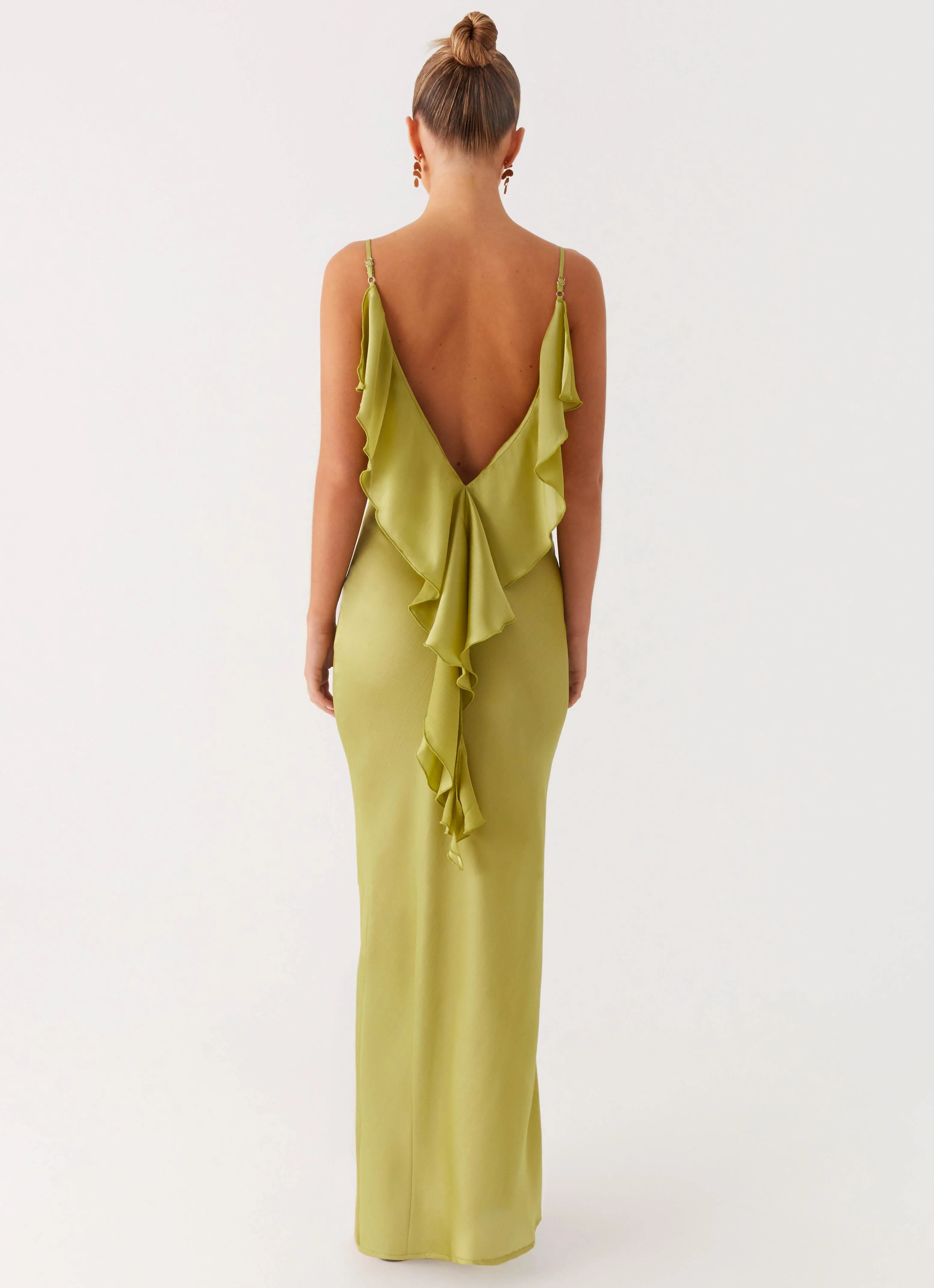 Jade Escape Maxi Dress - Lime - Image 2